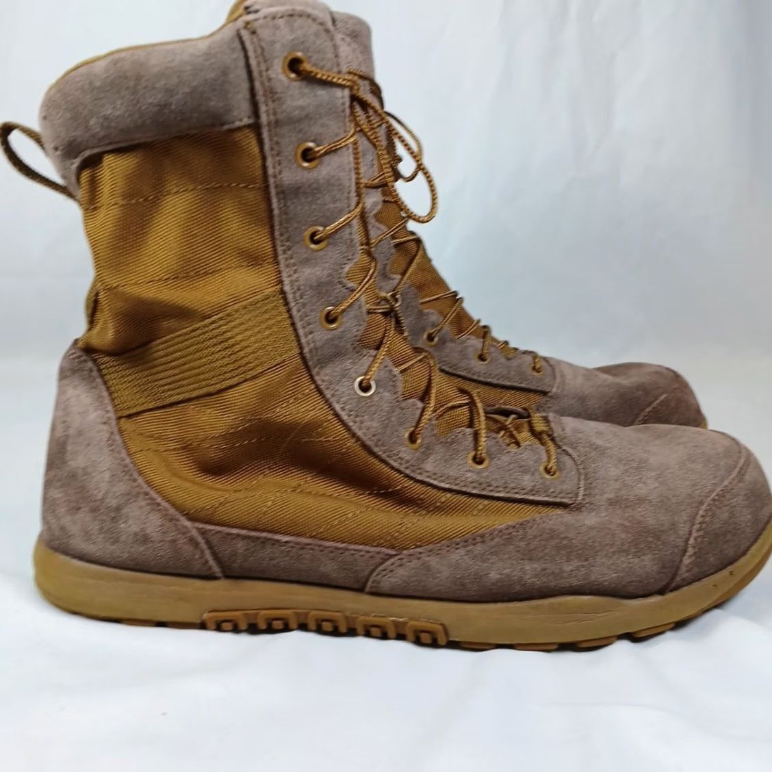 Reebok Reebok Work RB7125 Men’s Tactical Boots Coyote Brown Leather ASTM EH SR Leather Boots M Brown Mens Combat Shoes Zipper Workwear 13M Size US 13 / EU 46 - 5 Thumbnail