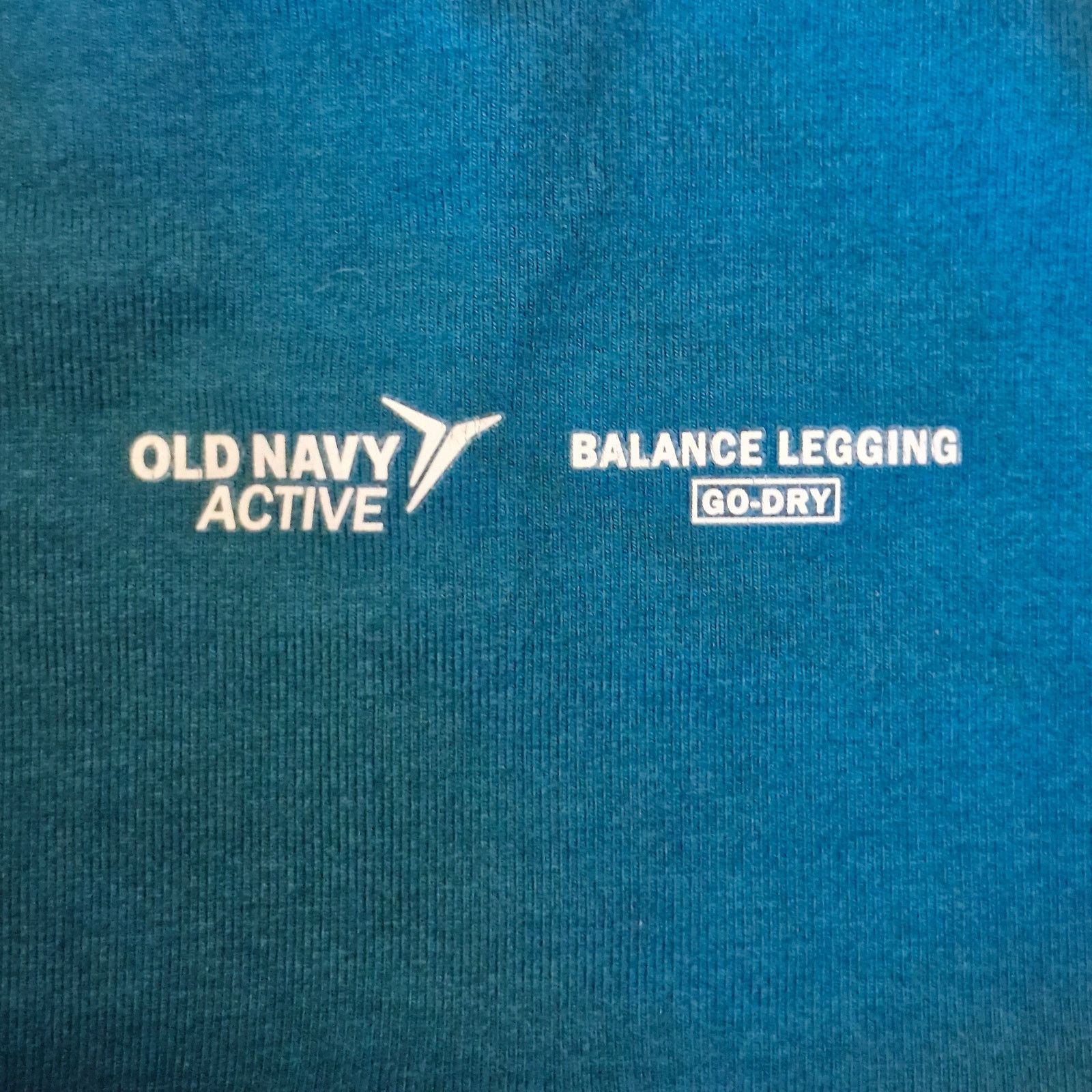 Old Navy Old Navy Leggings Women’s S Teal Cut-Out Activewear NB Dry Size 27" / US 4 / IT 40 - 2 Thumbnail