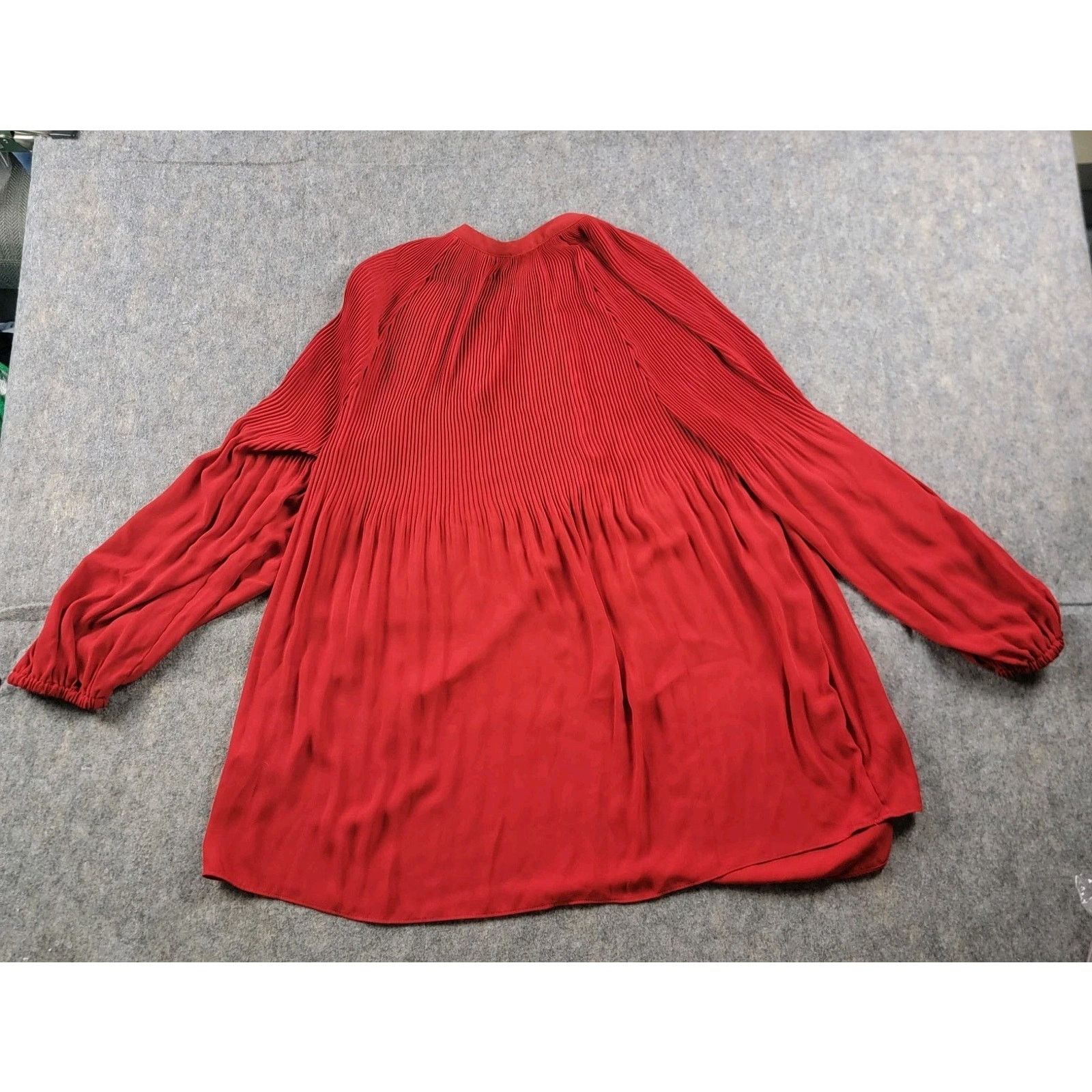 Lauren Ralph Lauren Lauren Ralph Lauren Pleated Georgette Blouson Sleeve Blouse Size XL / US 12-14 / IT 48-50 - 2 Thumbnail