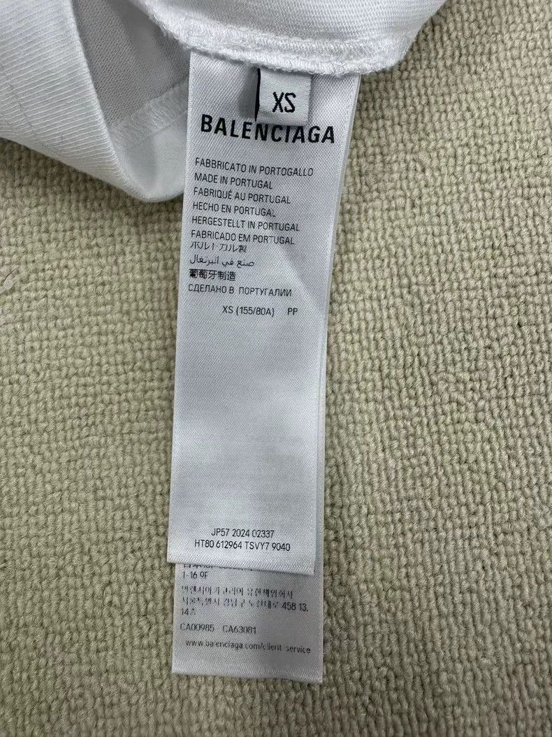 Balenciaga Balenciaga Doodle Cola Paris White Short Sleeve 2505-Nextar Size US XS / EU 42 / 0 - 6 Thumbnail