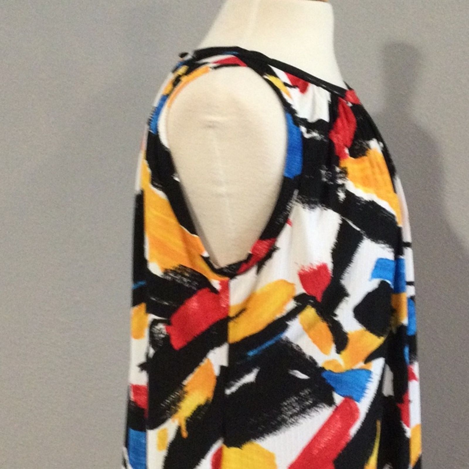 Other Kori Abstract Print Vintage Sleeveless Mini Dress Size L Size L / US 10 / IT 46 - 5 Thumbnail