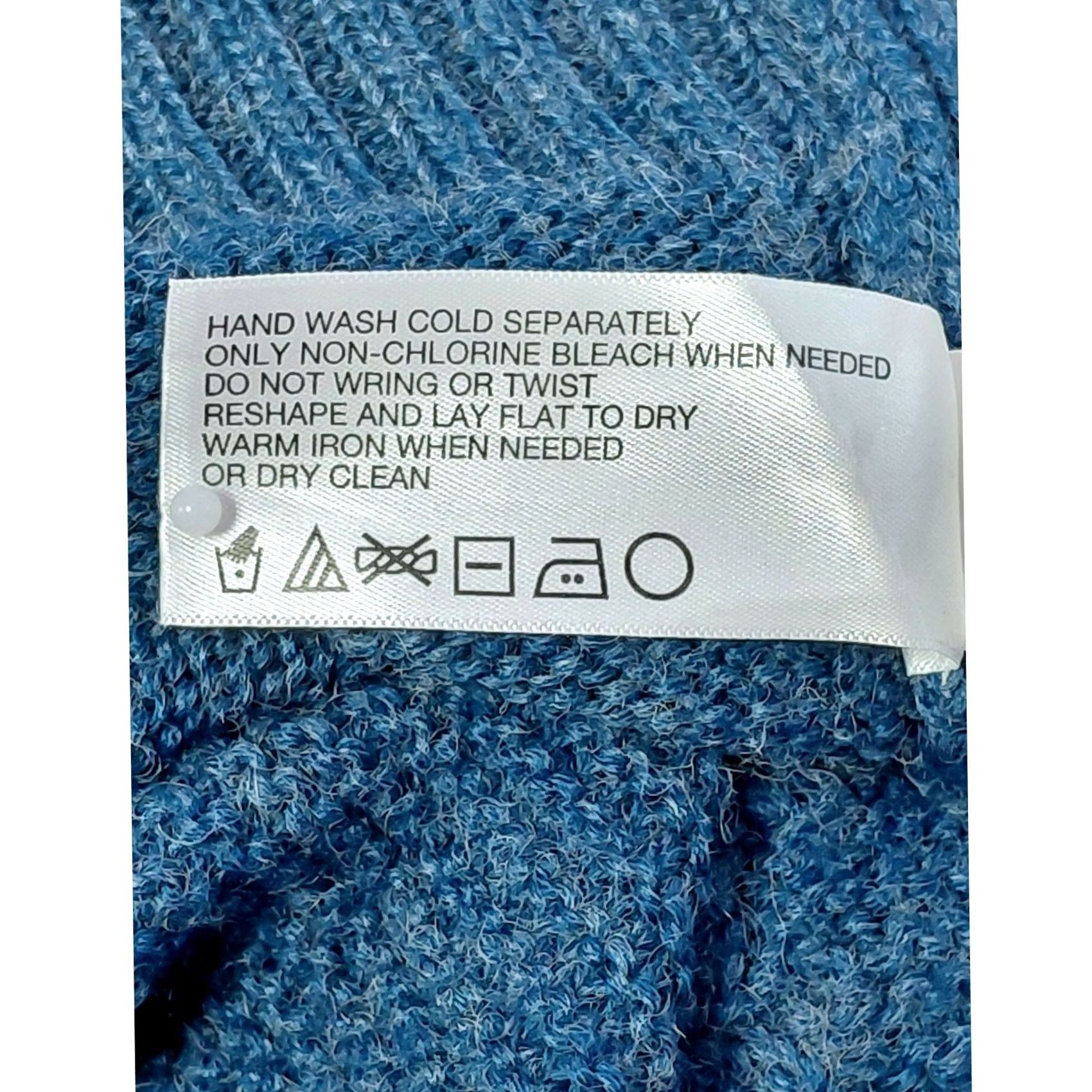 Orvis Orvis Wool Blend Sweater Blue Solid Knit Women Size M Kev Size M / US 6-8 / IT 42-44 - 4 Thumbnail