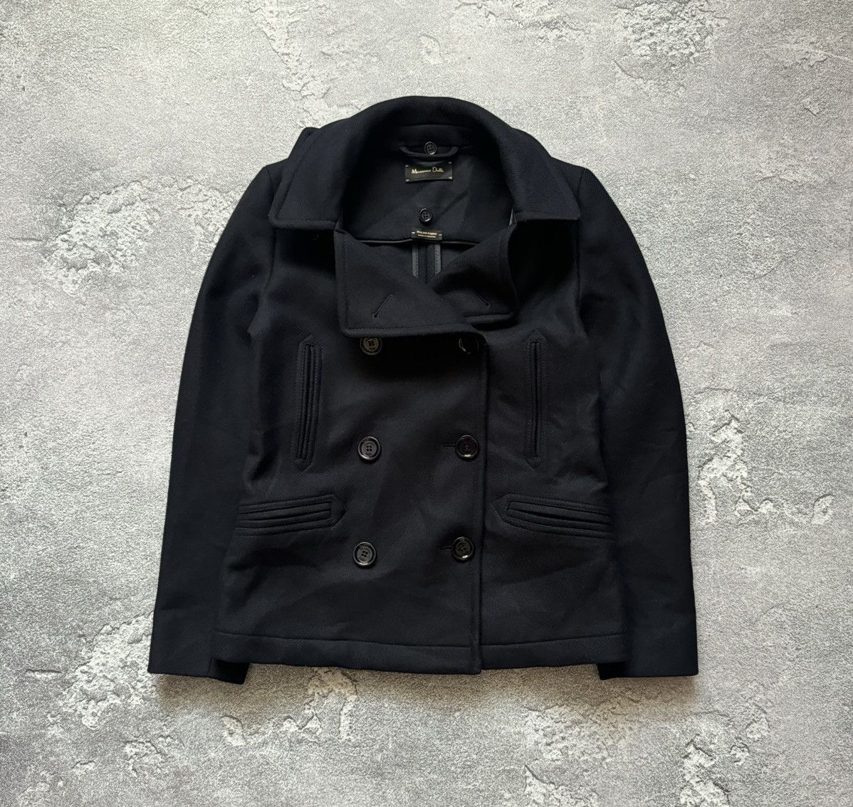 Designer × Massimo Dutti Massimo dutti XS Wmns coat cropped heavy jacket wool Size XS / US 0-2 / IT 36-38 - 15 Thumbnail