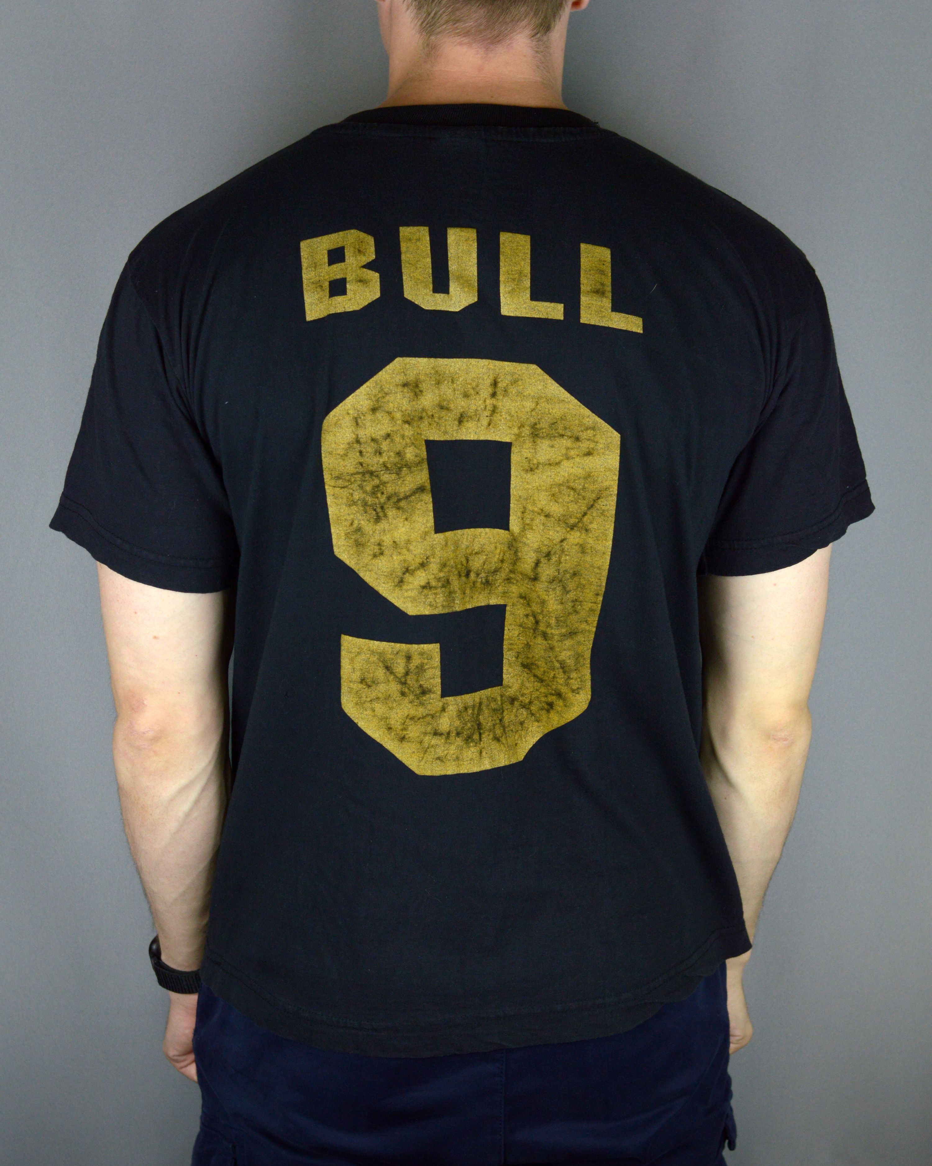 Vintage Vintage Steve Bull 9 Original Pure Genius 1994 t shirt Size US L / EU 52-54 / 3 - 2 Thumbnail