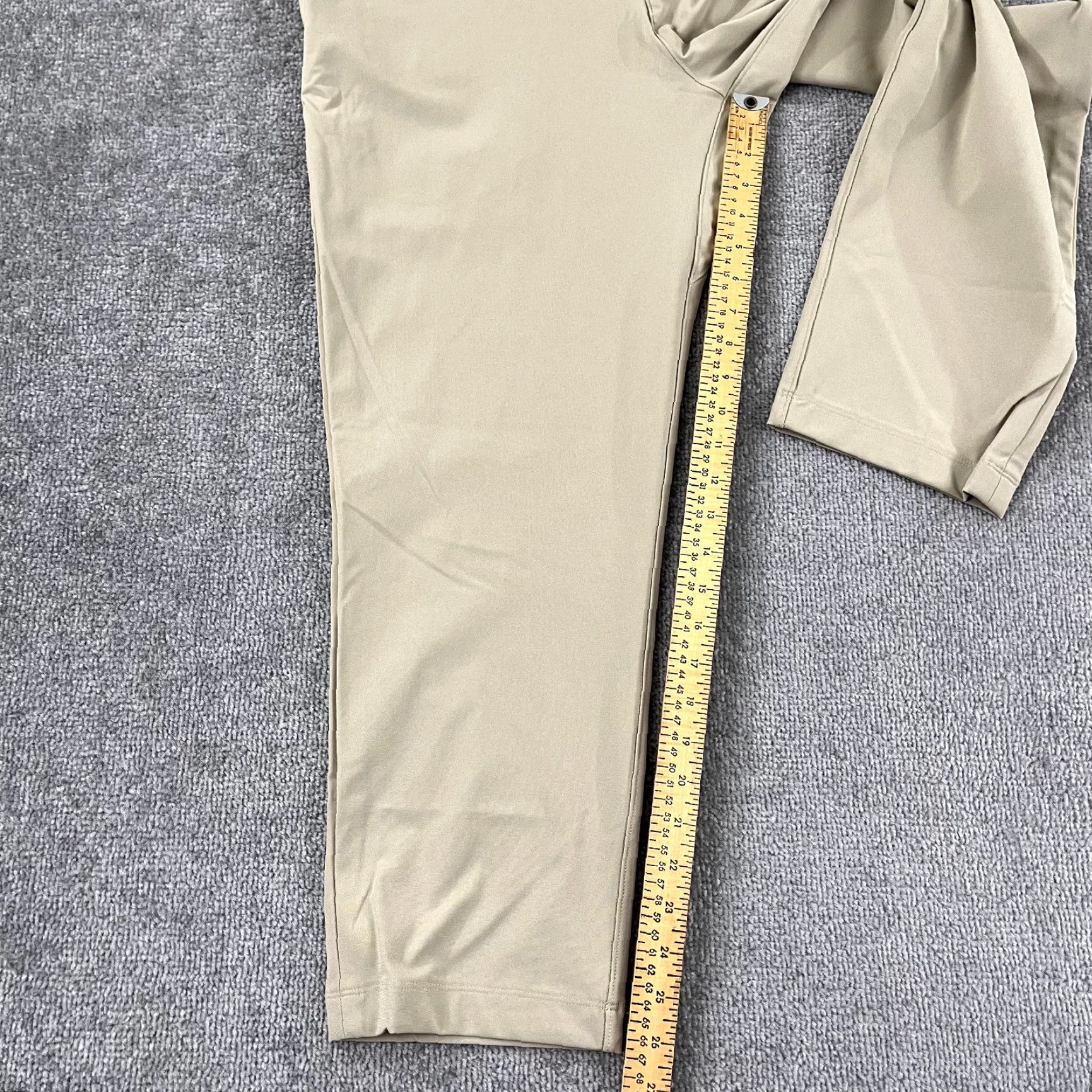 Lululemon LULULEMON Pants Mens 34 x 26.5" Short ABC Classic 5-Pocket Travel Lifestyle Golf Brown Mens Size US 34 / EU 50 - 5 Thumbnail