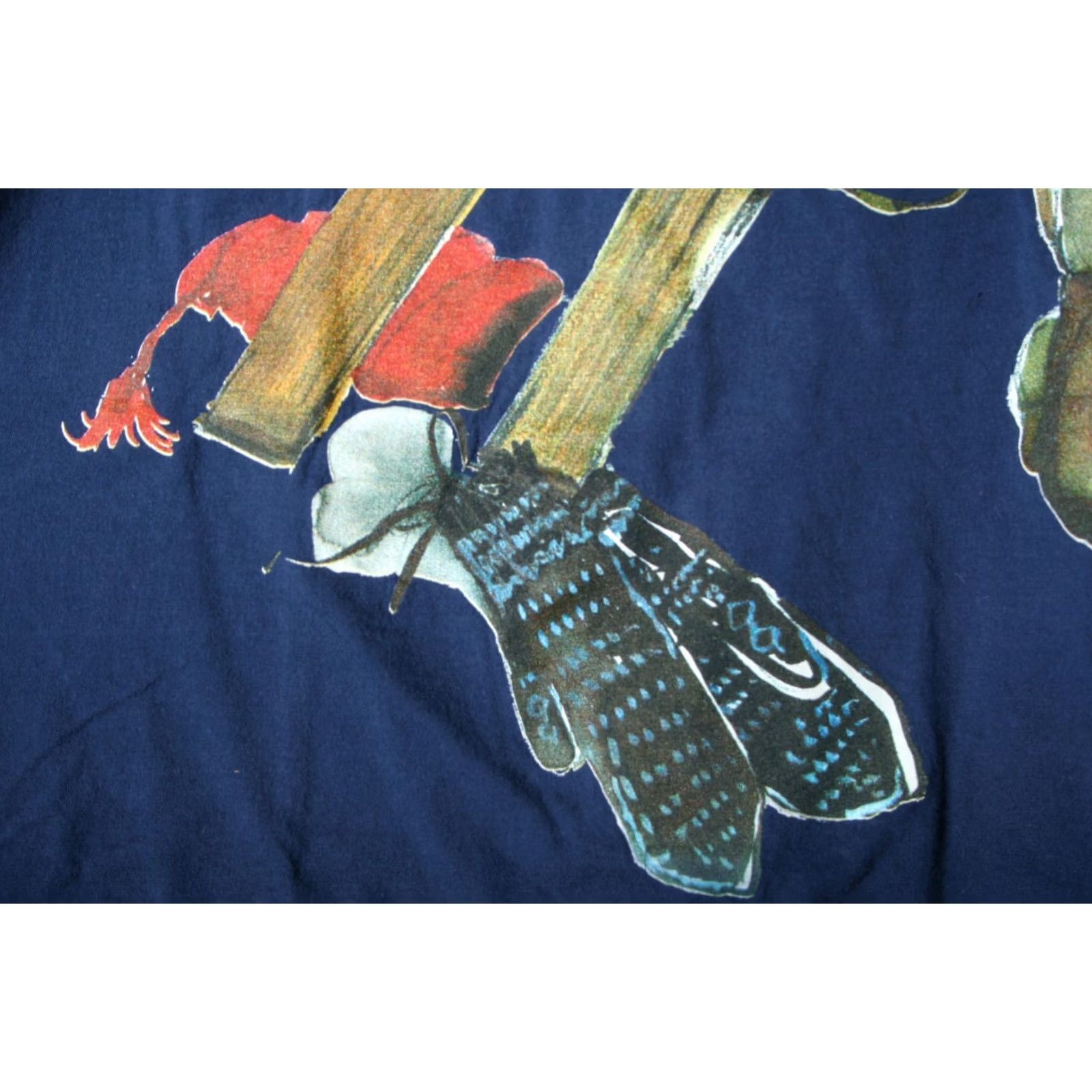 Vintage VINTAGE AKTIV Golden Line "The Original Norway" Ski Motif Print T-Shirt L Blue Graphic Tee Mens Size US L / EU 52-54 / 3 - 3 Thumbnail