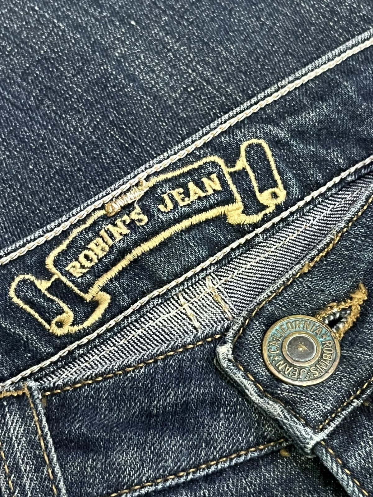 Robins Jeans ROBIN’S JEANS Peace Studded Pure Rocker Chic Flare Petite🔥 Size 24" / US 00 / IT 34 - 10 Thumbnail