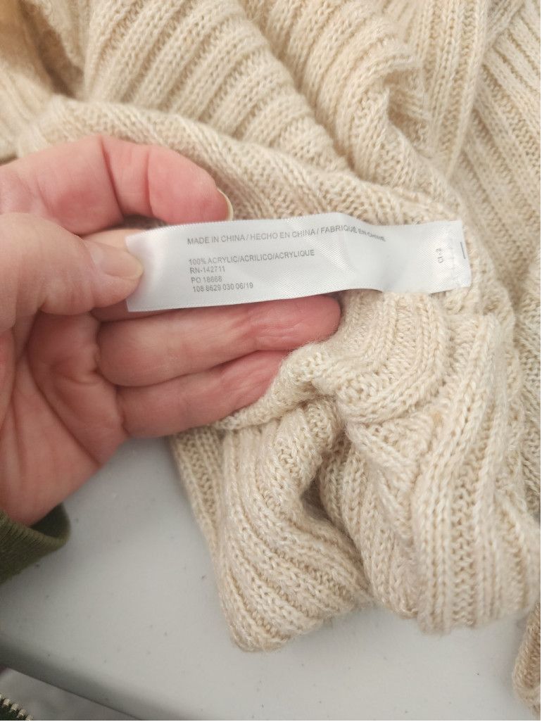 Other Eloquii Tan Ribbed Sweaterb Size XXL / US 16-18 / IT 52-54 - 5 Thumbnail