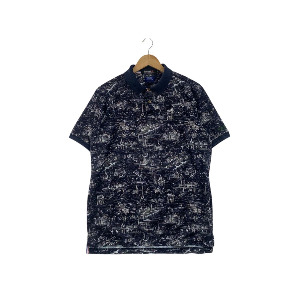 Le Coq Sportif Vintage LE COQ SPORTIF Golf Collection AOP Polo Tee Shirt o Size US L / EU 52-54 / 3 - 1 Thumbnail