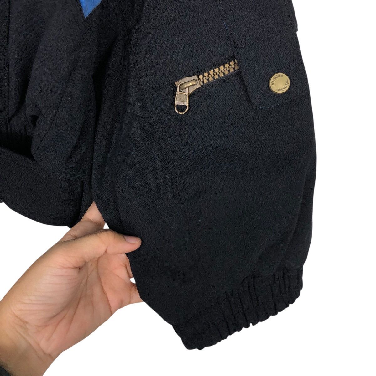 Japanese Brand 📌Vintage Cropped Ski Jacket Ellesse Bomber Issey Miyake Size US S / EU 44-46 / 1 - 17 Thumbnail