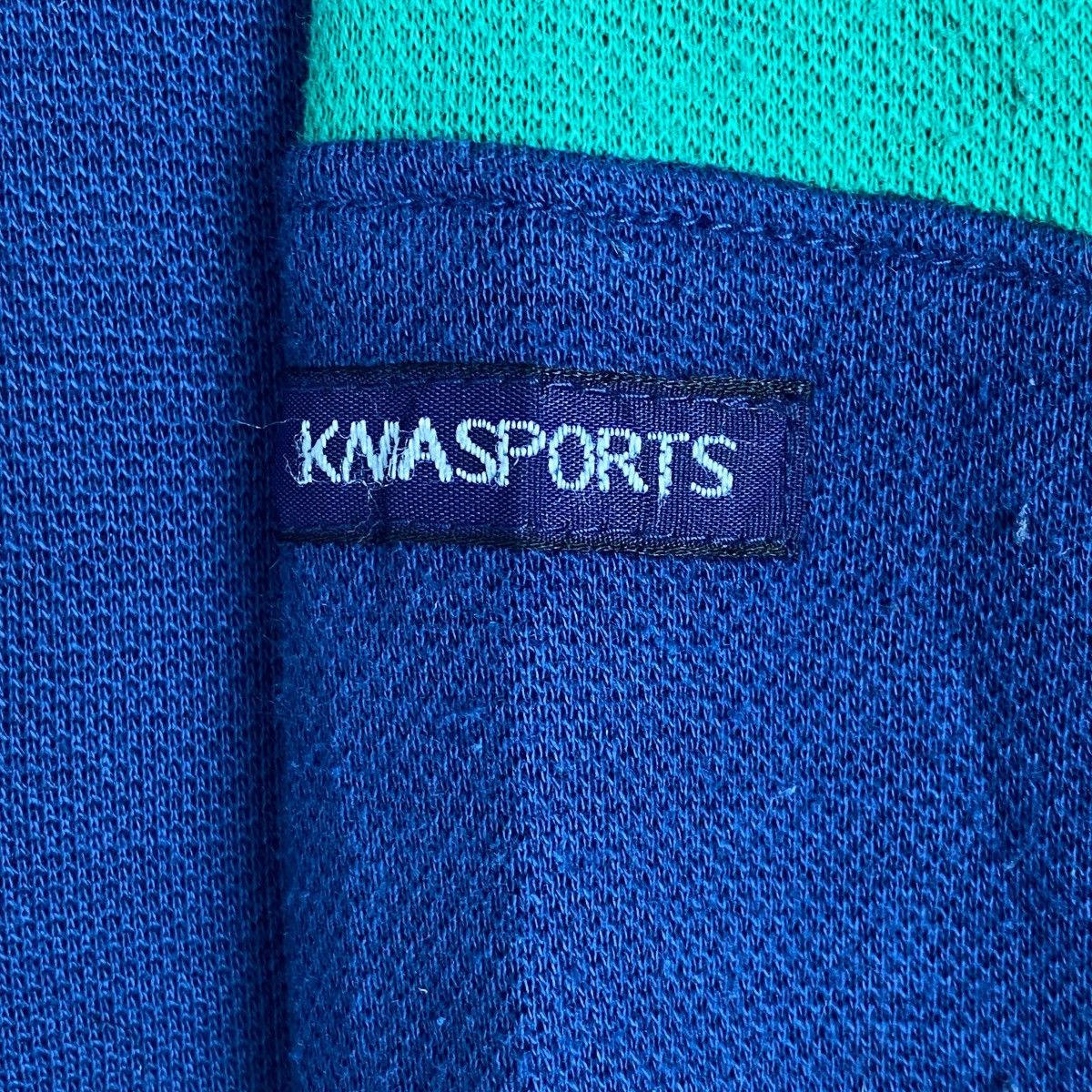 Designer × Vintage Vintage Kma Sports Crewneck Sweatshirt White/Navy Blue Size US L / EU 52-54 / 3 - 7 Thumbnail