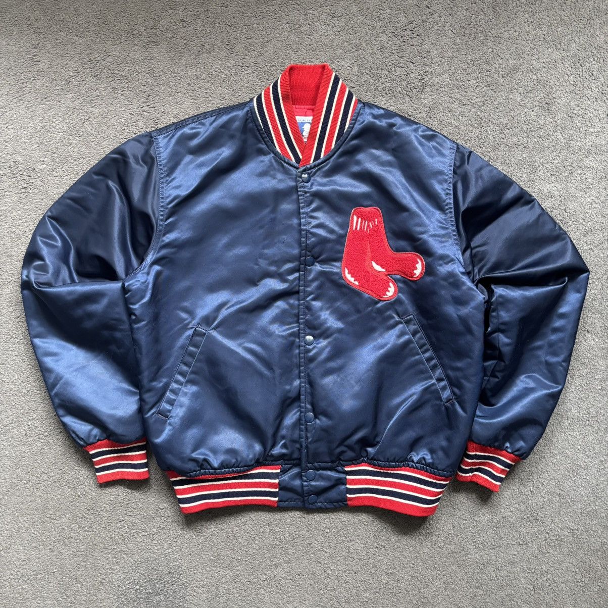 Starter 80s Boston Red Sox Nylon Satin Bomber Jacket Baseball MLB Size US M / EU 48-50 / 2 - 1 Thumbnail