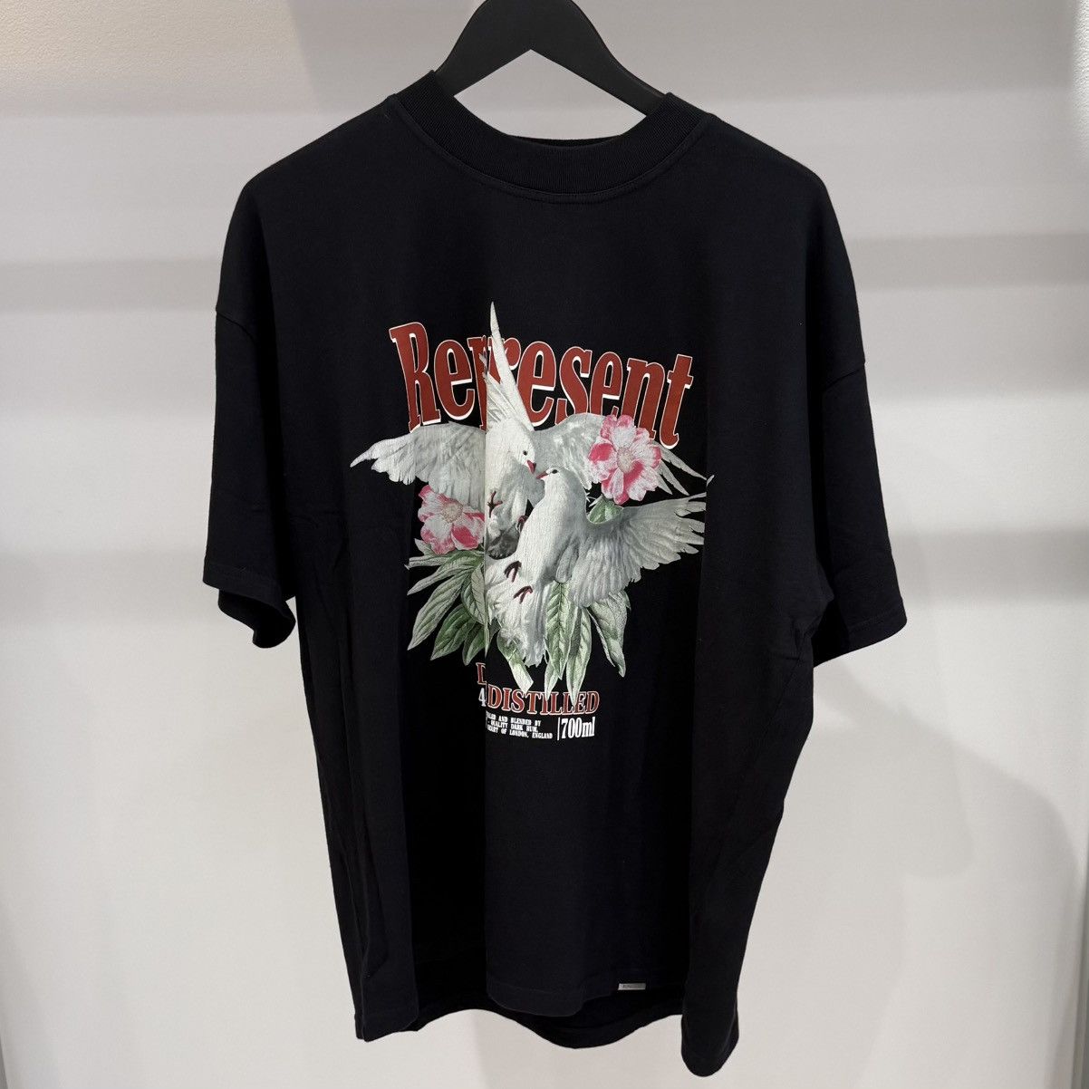 Represent Clo. Represent Double Distilled Tee Black Size US L / EU 52-54 / 3 - 1 Thumbnail