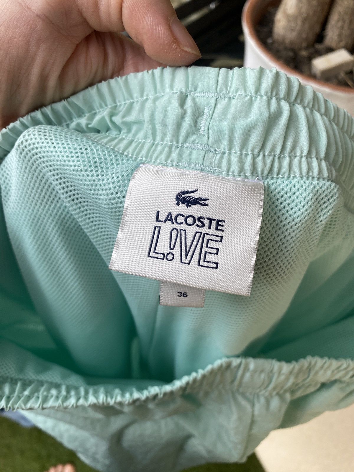 Lacoste Lacoste live turqouise pants size 36 Size 25" / US 0 / IT 36 - 9 Thumbnail