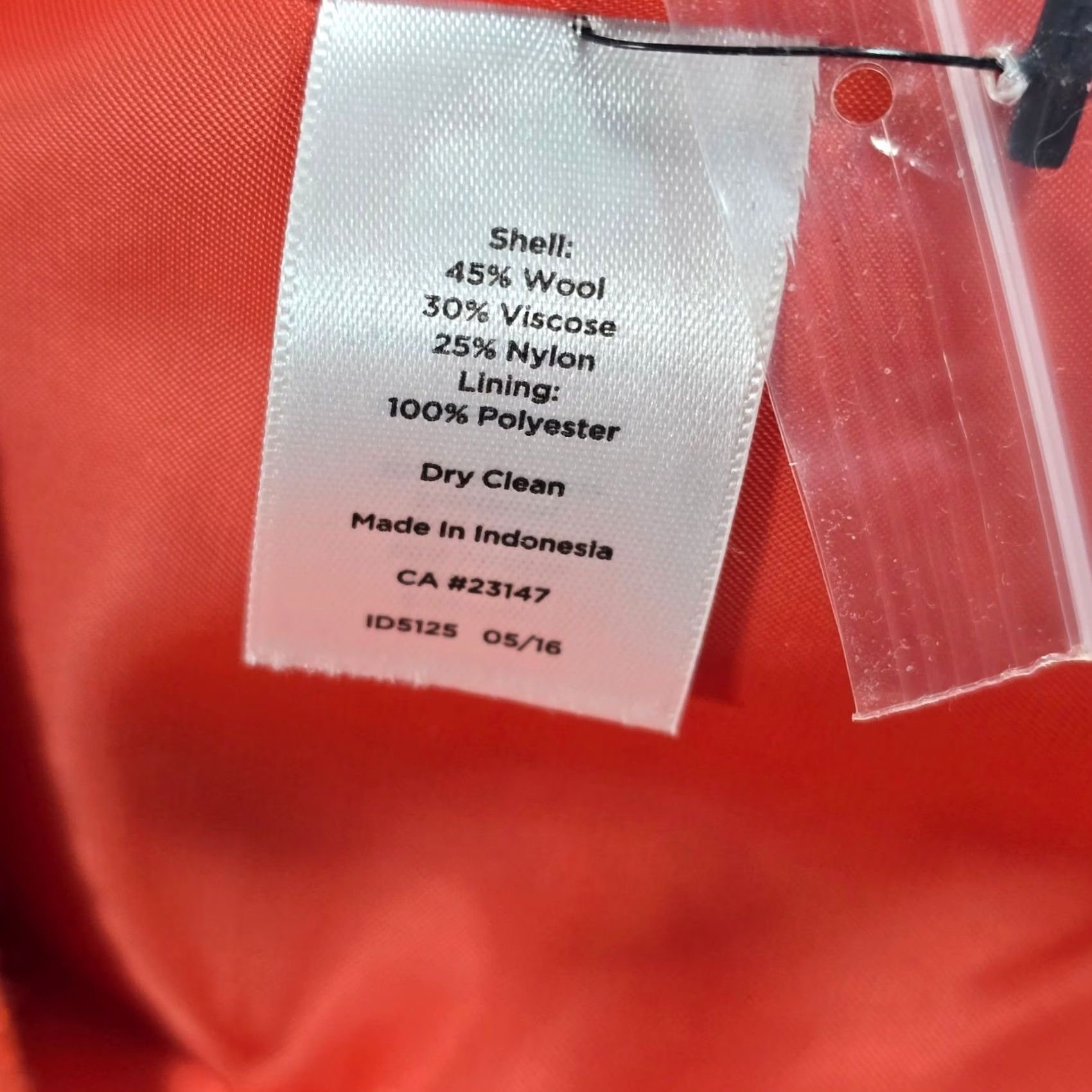 Talbots Talbots Petites Orange Wool Blend Button Front Blazer Jacket 12P ID5125 Size XL / US 12-14 / IT 48-50 - 7 Thumbnail