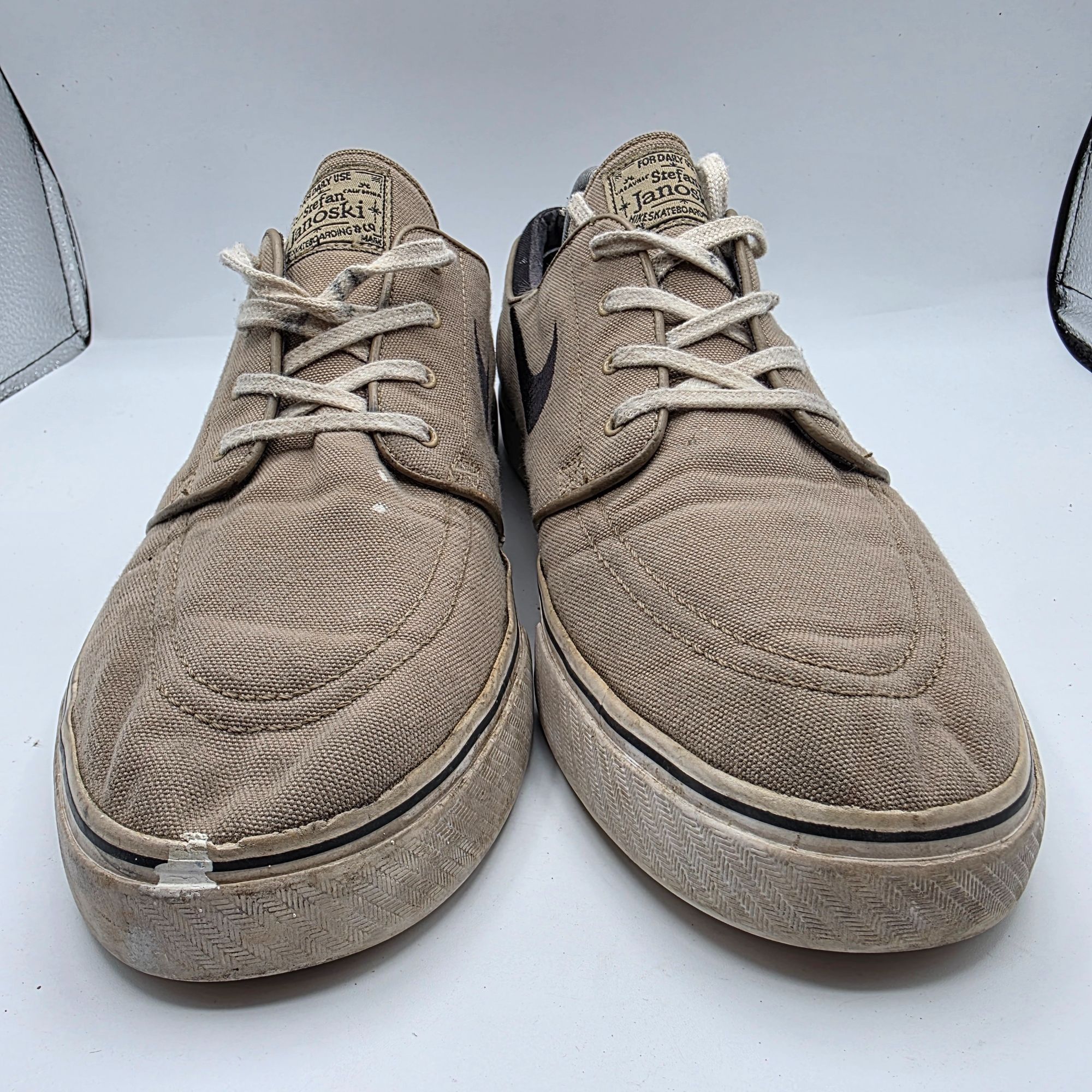 Nike Nike SB Zoom Stefan Janoski Mens Size 12 Beige Shoes Skatebo Size US 12 / EU 45 - 2 Thumbnail
