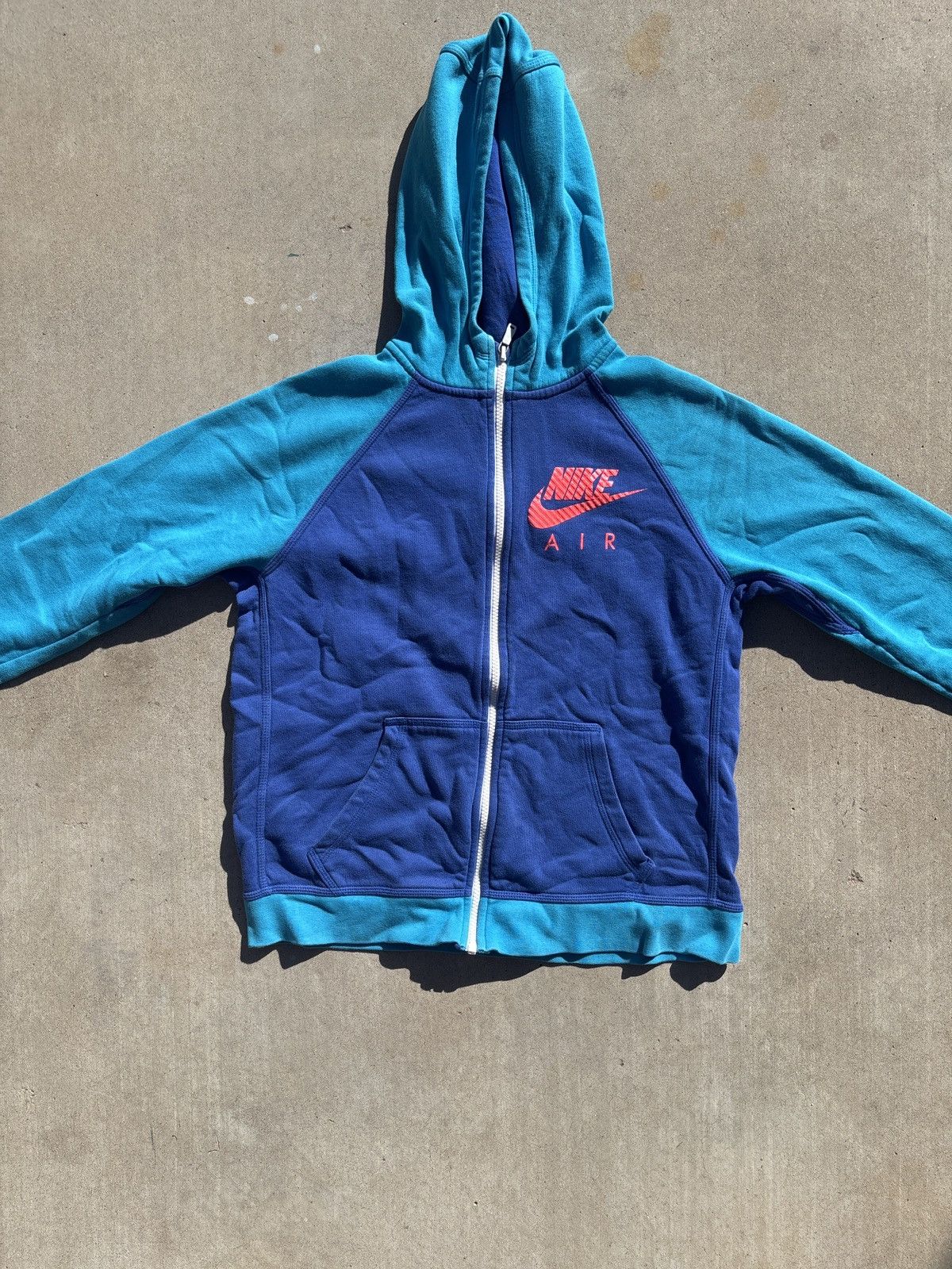 Nike Nike Air Vintage Blue Hoodie Size US S / EU 44-46 / 1 - 1 Thumbnail