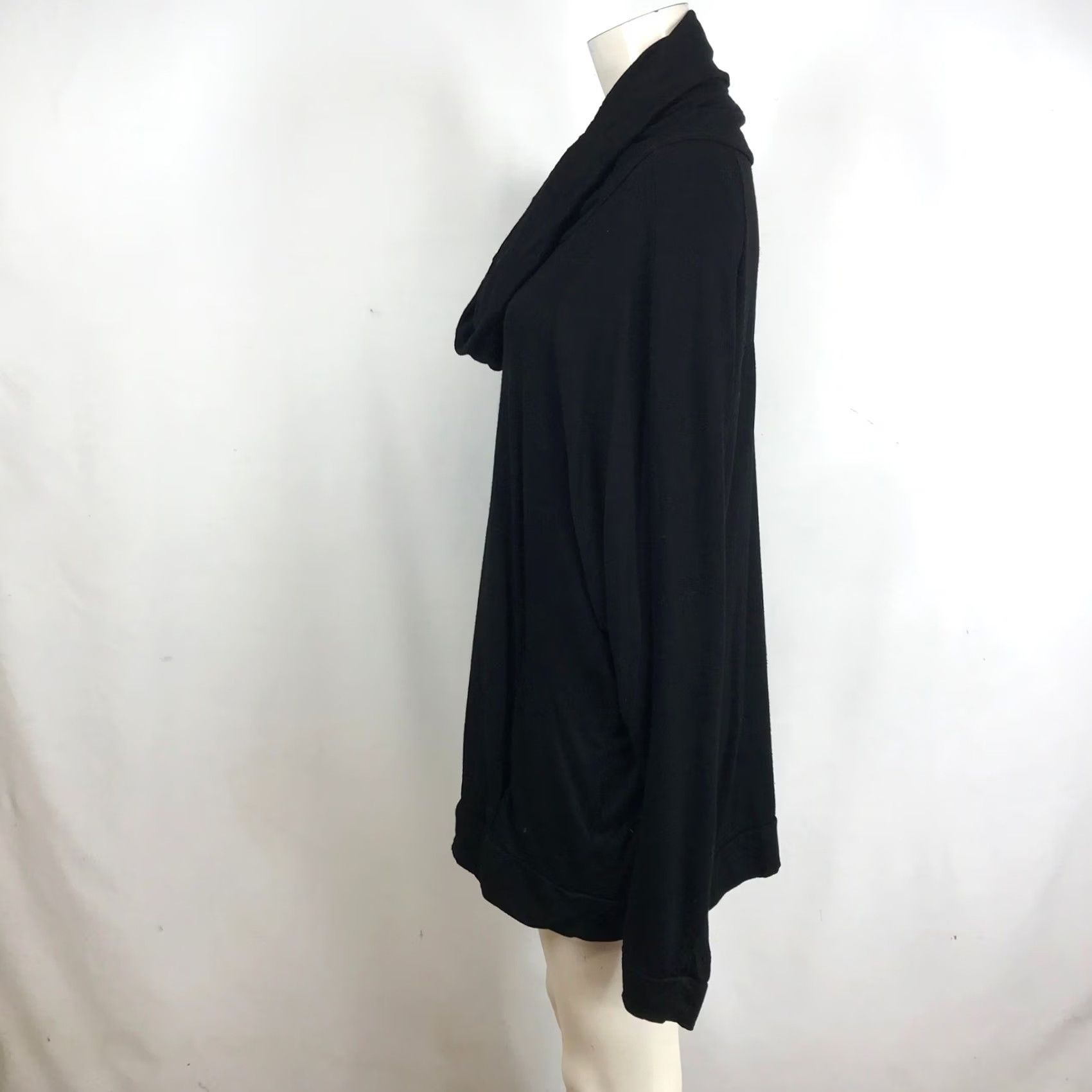 Vintage good hYOUman Black Cowl Neck Tunic Top Long Sleeve Relaxed Fit Womens XL Size XL / US 12-14 / IT 48-50 - 6 Thumbnail