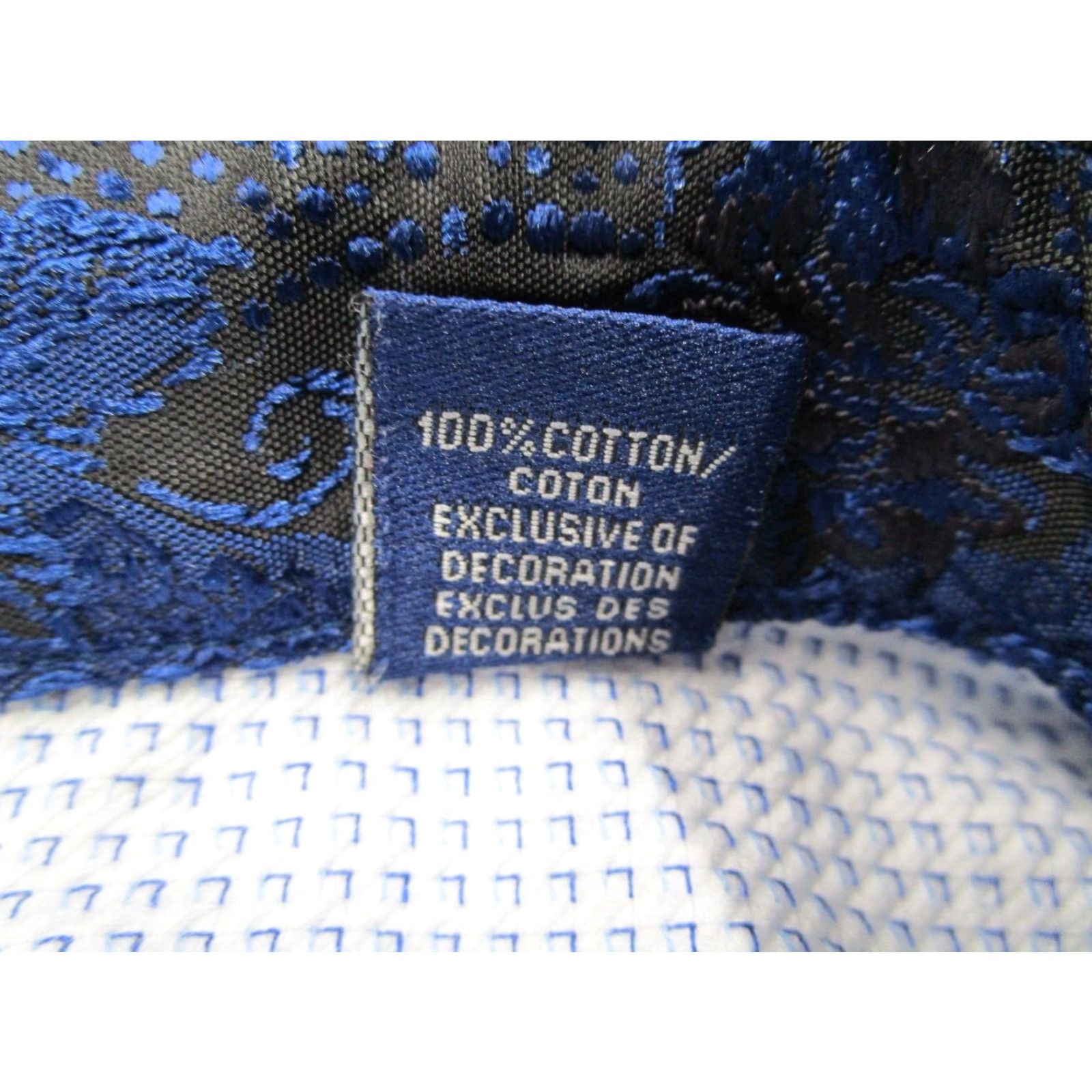 Robert Graham Robert Graham Shirt Mens XL Blue Button Up Dress Shirt Flip Cuff Geometric All Seasons 100% Cotton Button Embroidered Logo Designer Vintage: No Size US XL / EU 56 / 4 - 5 Thumbnail