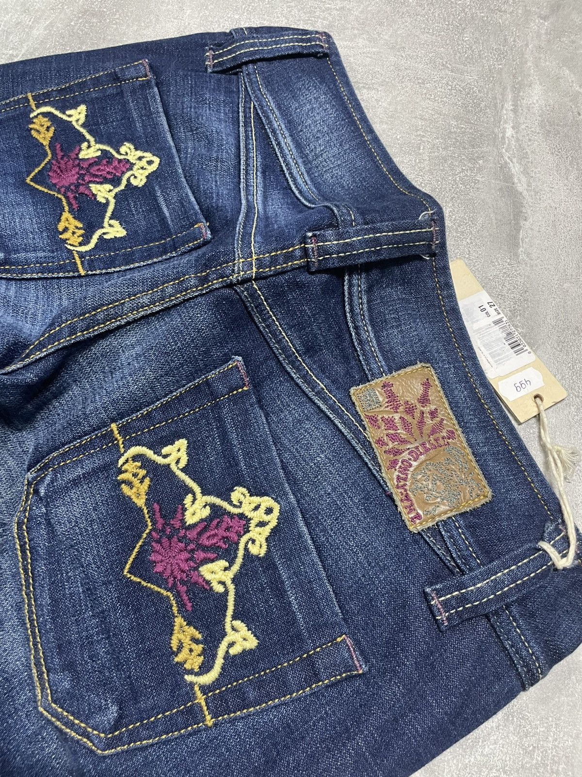 Hysteric Glamour Y2K Opium LGB style Diesel Distressed Denim Jeans baggy pant Size 27" / US 4 / IT 40 - 2 Thumbnail