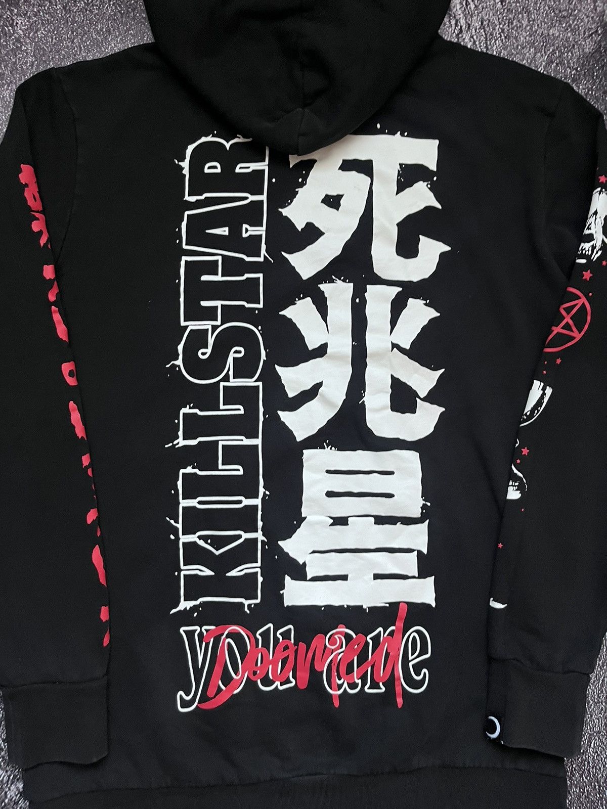 Japanese Brand Killstar You Are Doomed Anima Vintage Hoodie Y2K Black SZ S Size US S / EU 44-46 / 1 - 9 Thumbnail