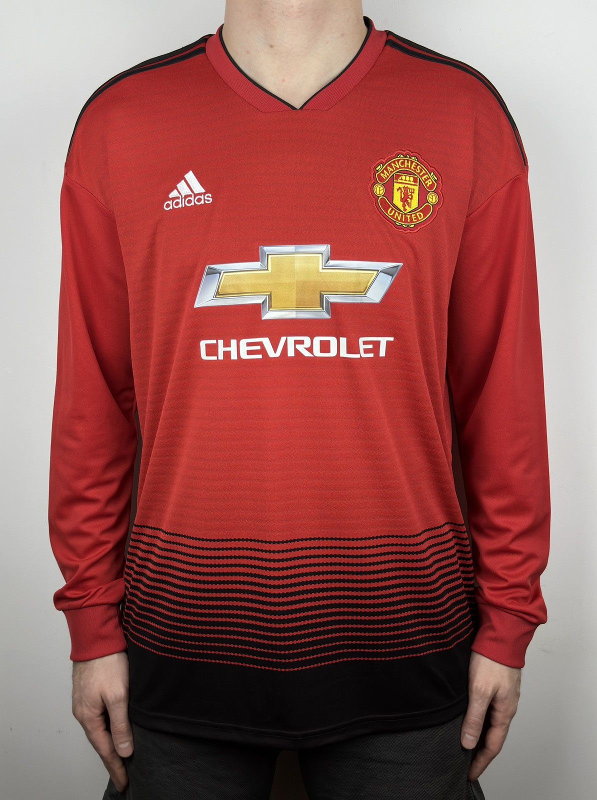 Adidas Manchester United 2018 Home Soccer Jersey Football Shirt Size US XL / EU 56 / 4 - 2 Thumbnail