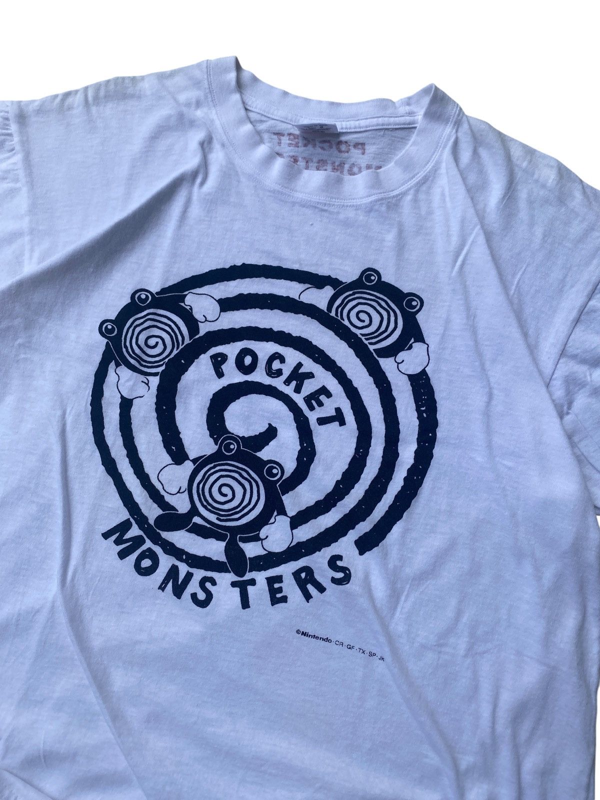Anime Vintage Rare Pokemon Poliwag Pocket Monsters Tee Banpresto Size US M / EU 48-50 / 2 - 3 Thumbnail