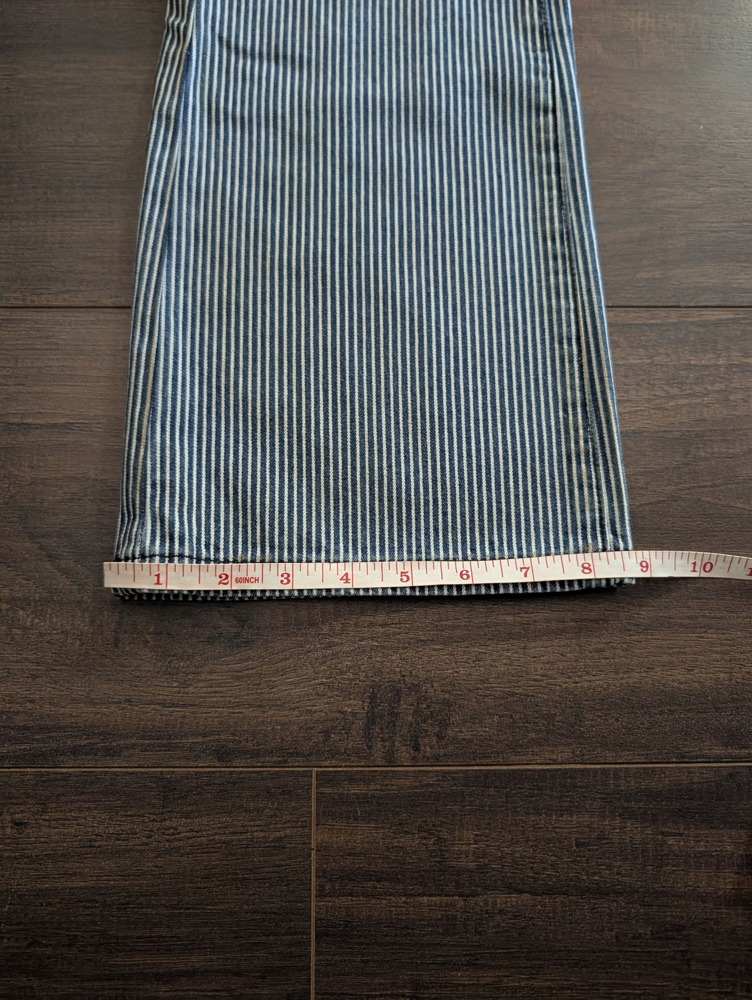Other VUOTA flared hickory stripe mud wash rabbit foot jeans Size US 30 / EU 46 - 17 Thumbnail