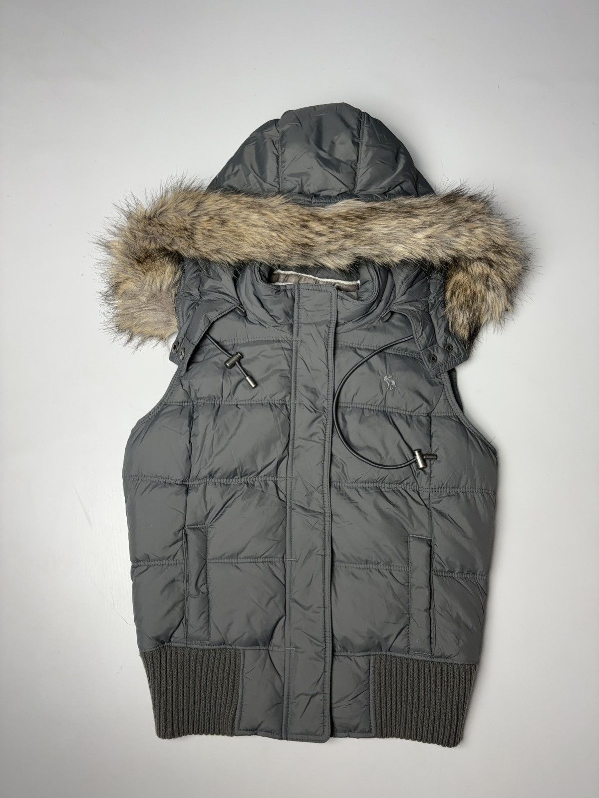 Abercrombie & Fitch × Vintage Abercrombie fitch vintage faux fur winter down vest Size M / US 6-8 / IT 42-44 - 1 Thumbnail