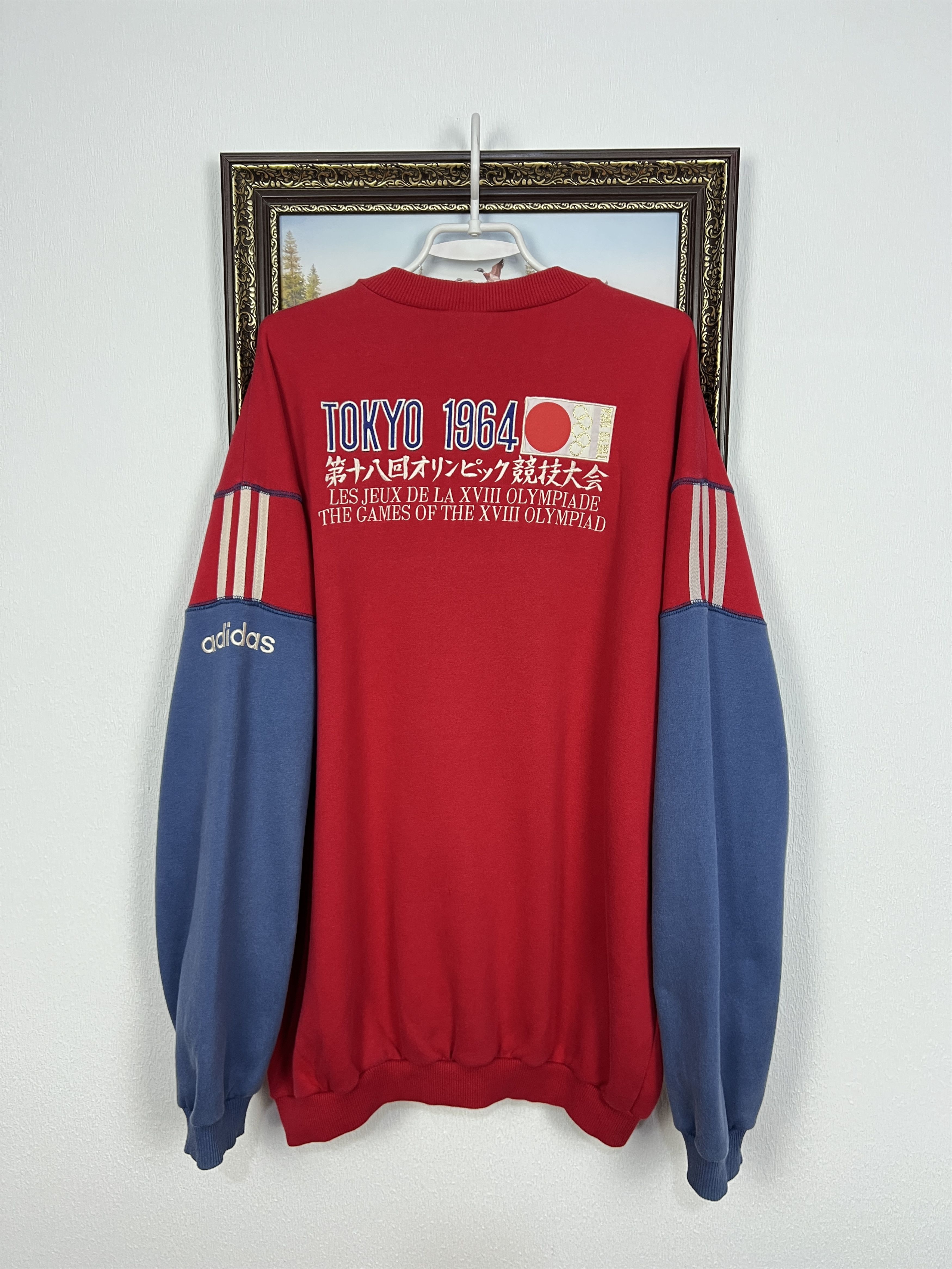 Adidas Vintage 90s Adidas Olympic Tokyo 1964 Sweater Sweatshirt Size US XL / EU 56 / 4 - 13 Thumbnail