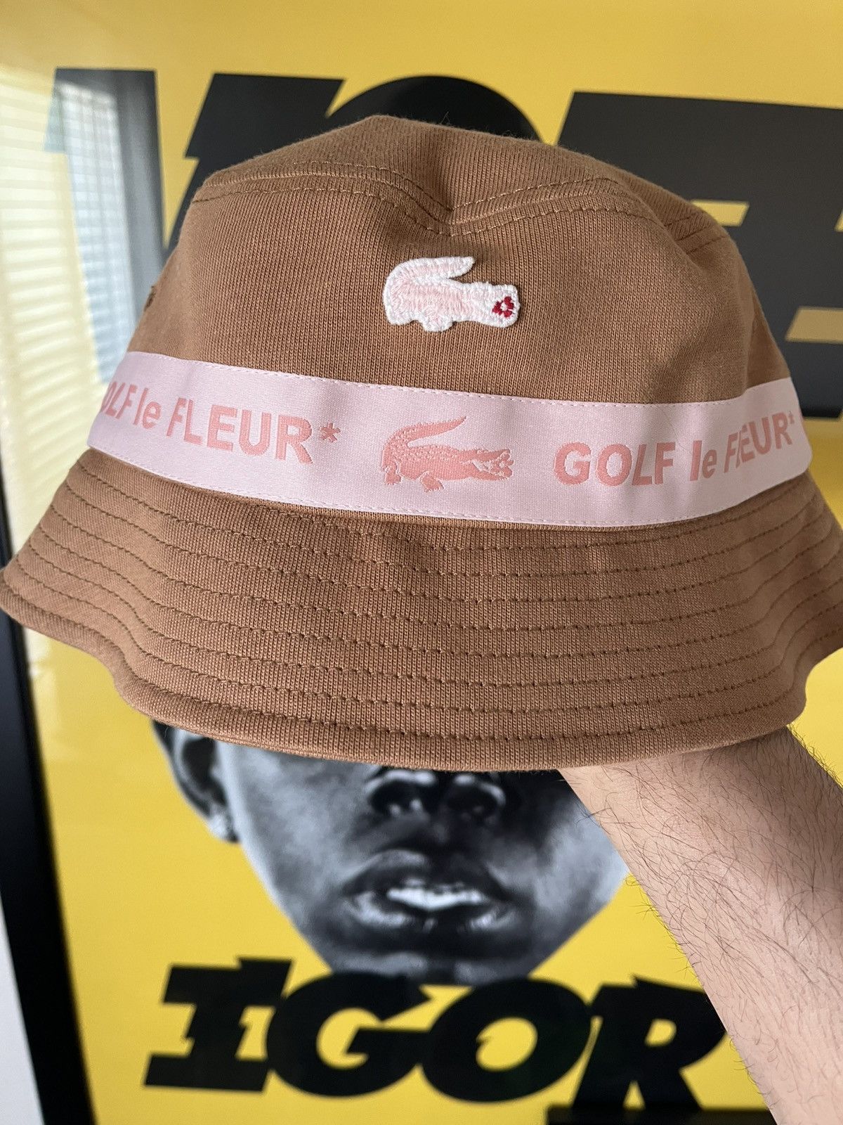Golf le Fleur × Lacoste Golf Le Fleur x Lacoste Bucket Hat Size ONE SIZE - 1 Thumbnail