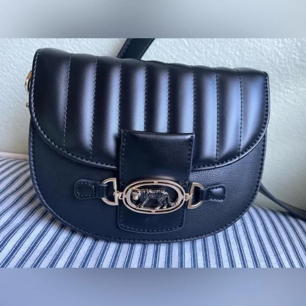 Topshop Topshop - Black leather crossbody bag Size ONE SIZE - 1 Thumbnail
