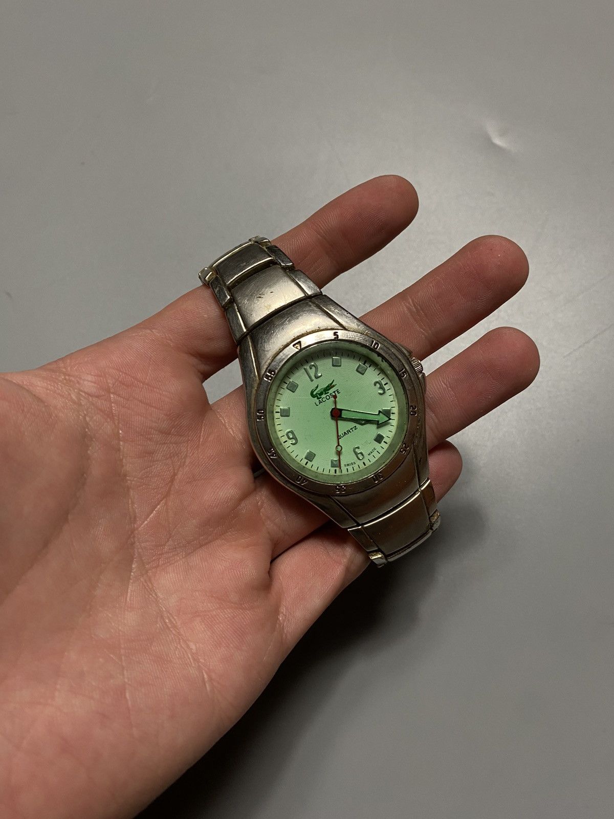 Lacoste × Vintage 🔥 Lacoste VTG metal watch y2k Size ONE SIZE - 4 Thumbnail