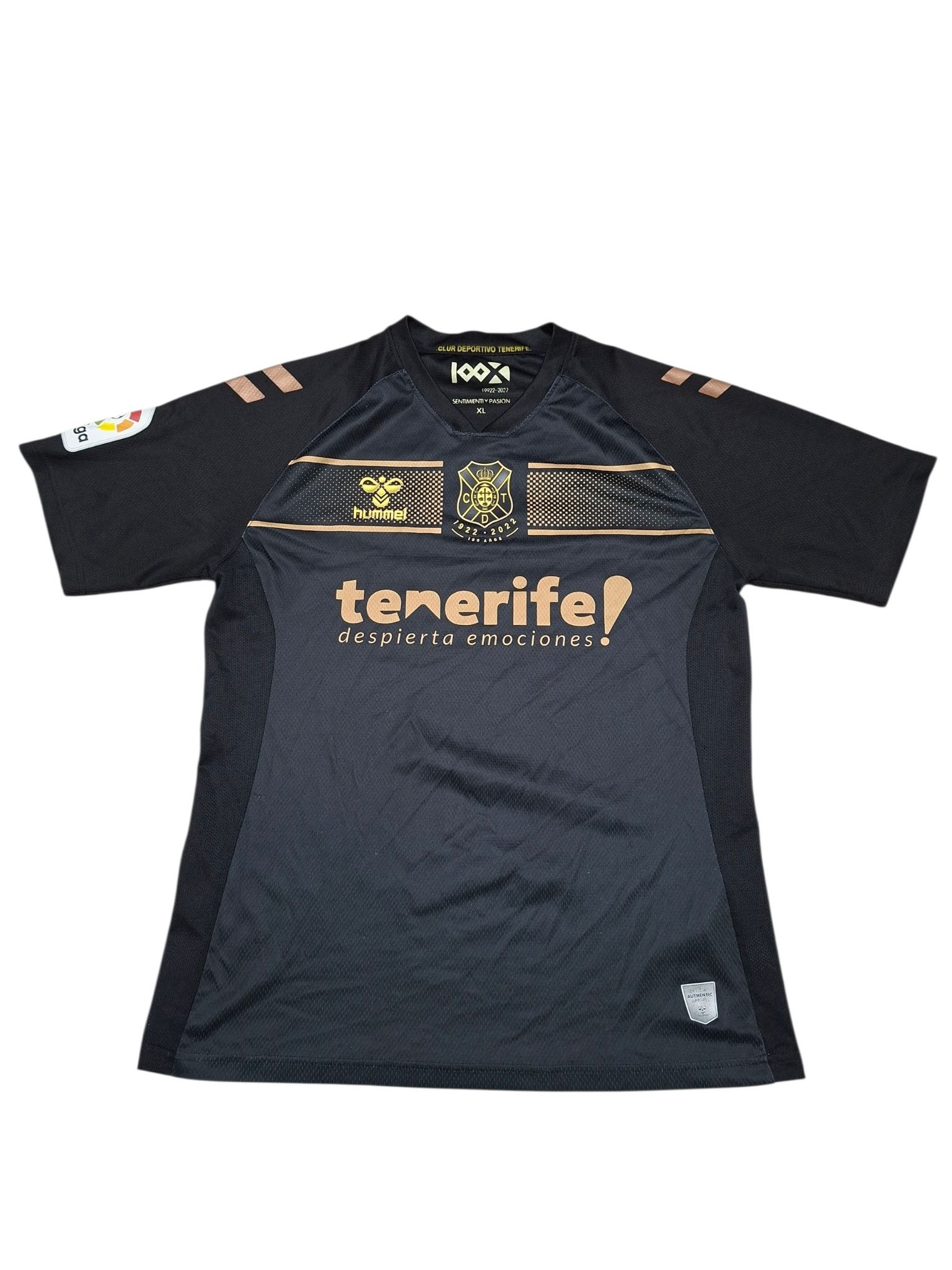 Hummel TENERIFE HUMMEL 2022 RARE SOCCER JERSEY Size US XL / EU 56 / 4 - 1 Thumbnail