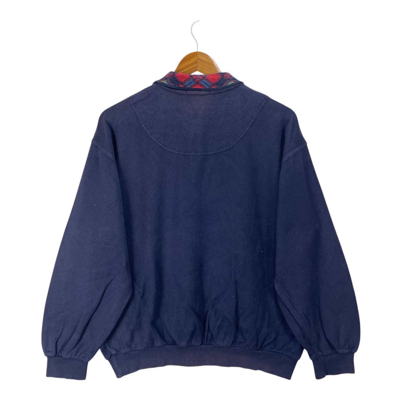 Jantzen Vintage Jantzen Collared Button Up Pullover Sweatshirt Size US L / EU 52-54 / 3 - 7 Thumbnail