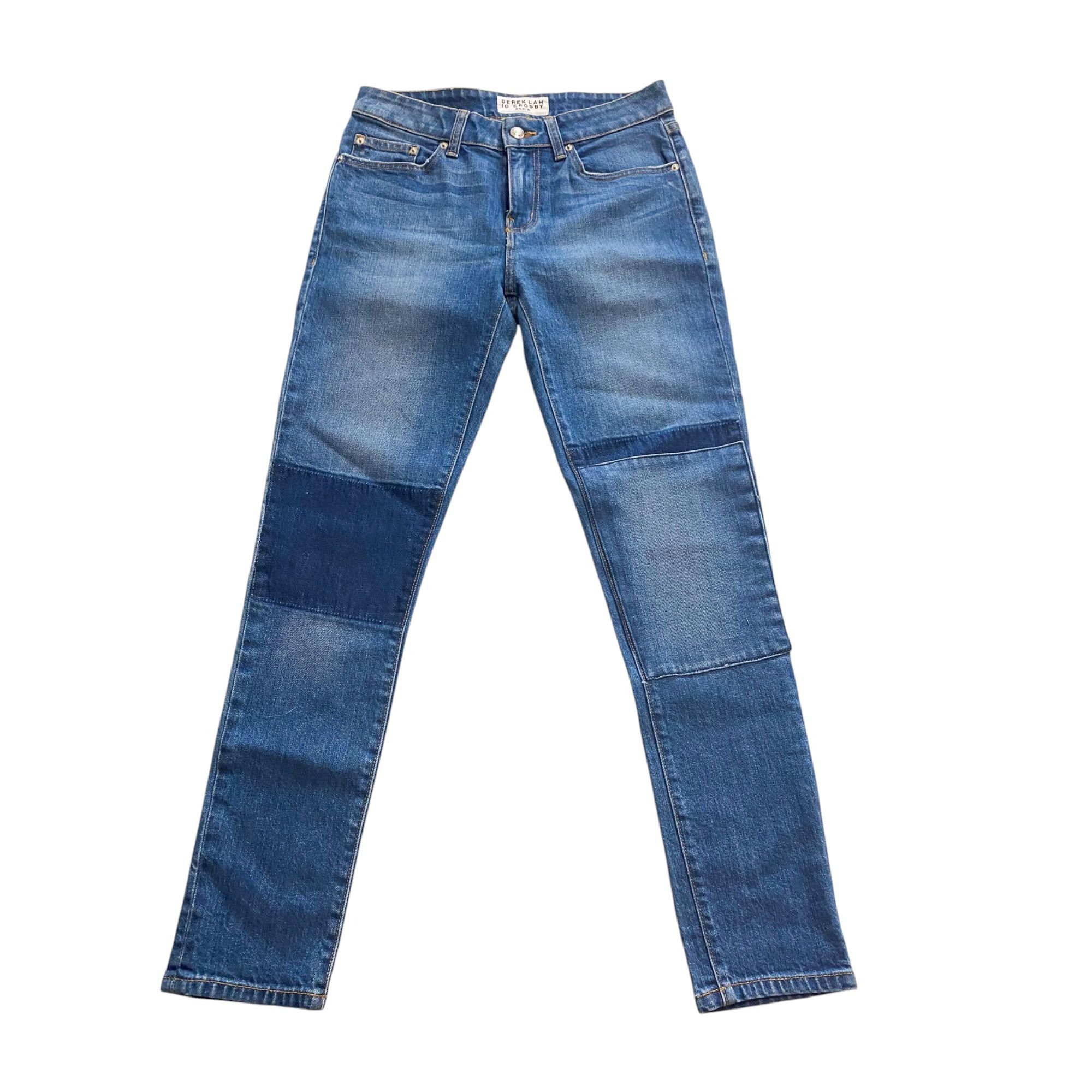 Derek Lam 10 Crosby Derek Lam 10 Crosby Mid Rise Authentic Devi Skinny Blue Jean Size 27" / US 4 / IT 40 - 1 Thumbnail