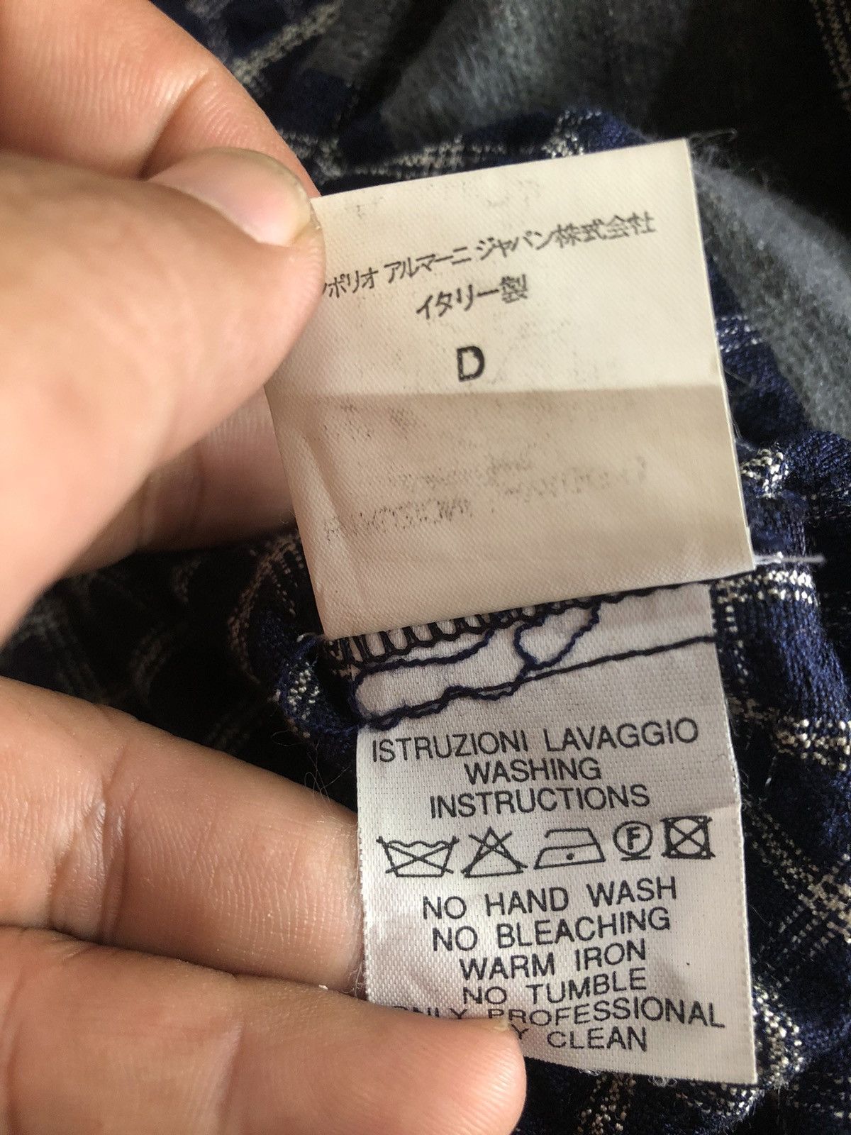 Emporio Armani EA concept by the Emporio Armani staff milan Check Jacket Size US M / EU 48-50 / 2 - 4 Thumbnail