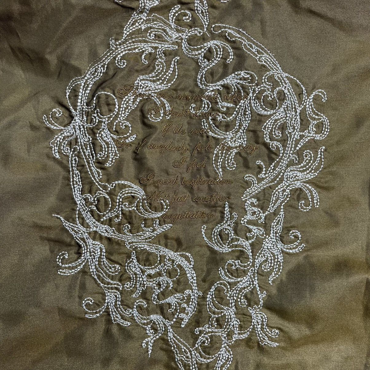 14th Addiction Vintage Midas embroidery iridescent jacket thumbholes sleeve Size US M / EU 48-50 / 2 - 7 Thumbnail