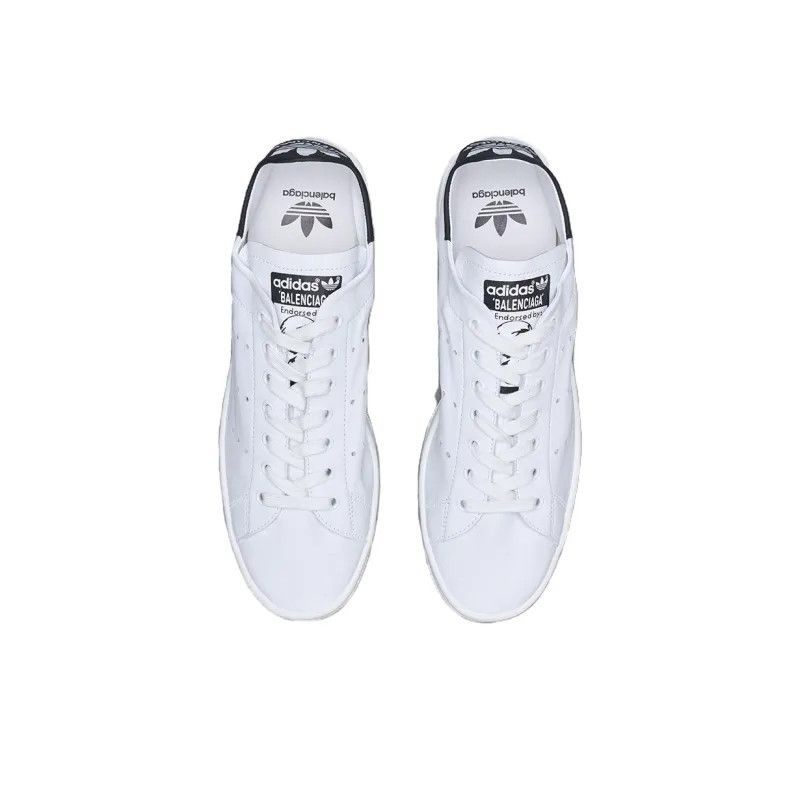 Adidas × Balenciaga o1kmrn0525 Stan Smith Sneakers in Black/White Size US 5.5 / EU 38 - 3 Thumbnail
