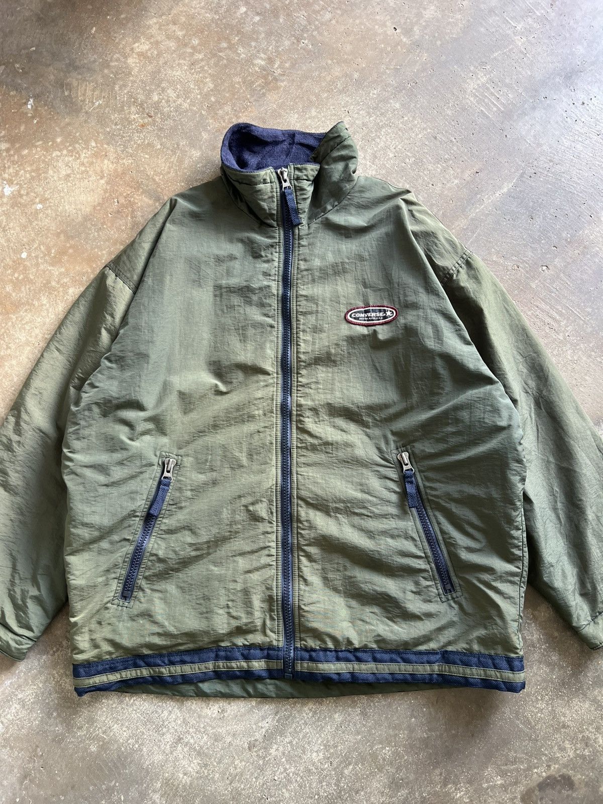 Converse Vintage 90s Converse All Star Double Layer Jacket Size US M / EU 48-50 / 2 - 4 Thumbnail