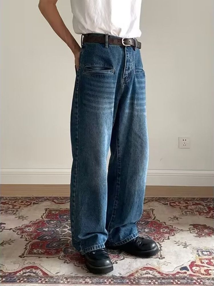 Japanese Brand × Jean Harajuku Vintage Loose Denim Size US 31 - 1 Thumbnail