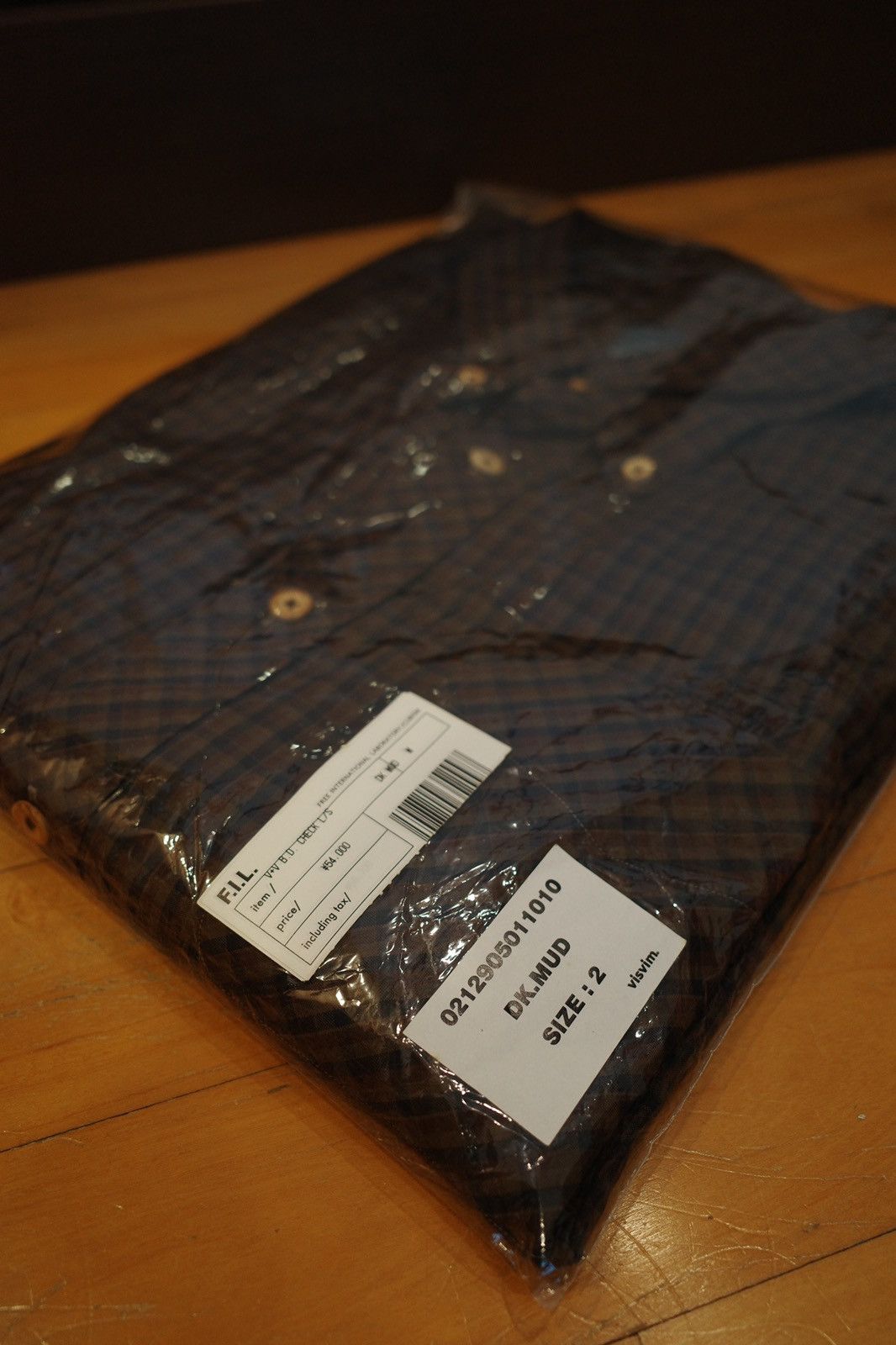Visvim Visvim ICT V+V B.D. Check L/S Dk. Mud Shirt Size US M / EU 48-50 / 2 - 10 Thumbnail