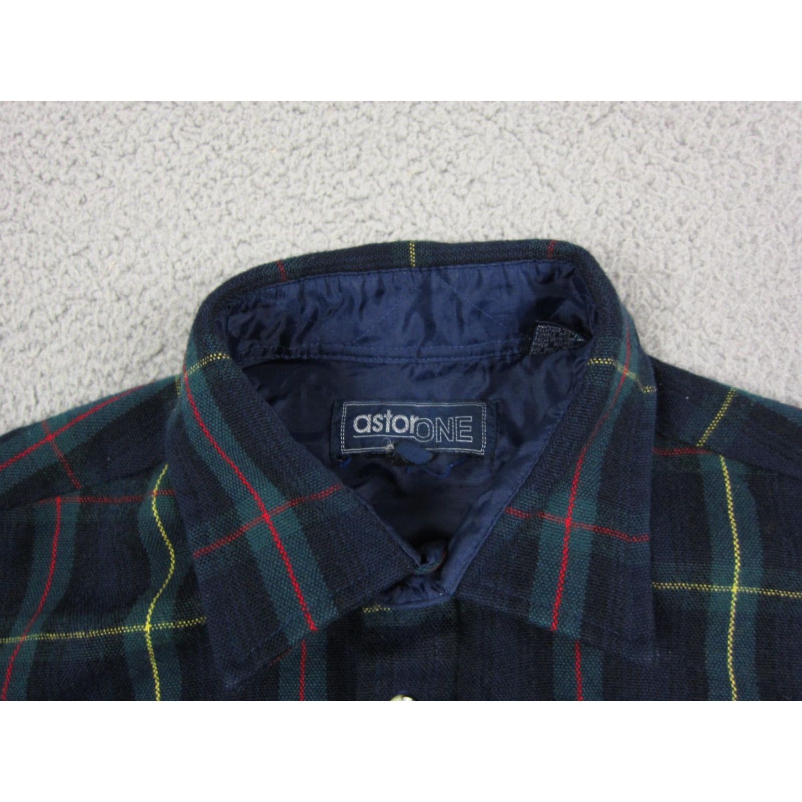 Vintage VINTAGE Astor Shirt Mens M Green Blue Plaid Flannel 80s Button-Up Casual Shirt Mens Size US M / EU 48-50 / 2 - 4 Thumbnail