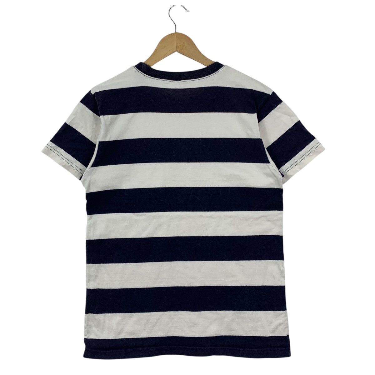 Japanese Brand HOUSTON INC Japanese Brand Stripes Short Sleeve Tshirt Size US M / EU 48-50 / 2 - 4 Thumbnail