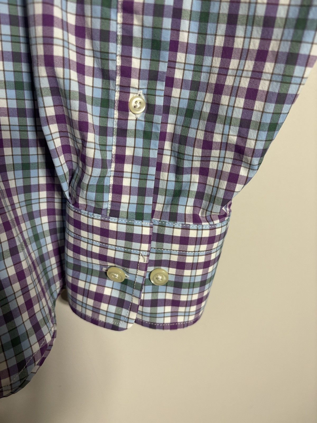 Peter Millar Peter Millar Summer Comfort Button Up Dress Shirt Plaid XL Size US XL / EU 56 / 4 - 3 Thumbnail