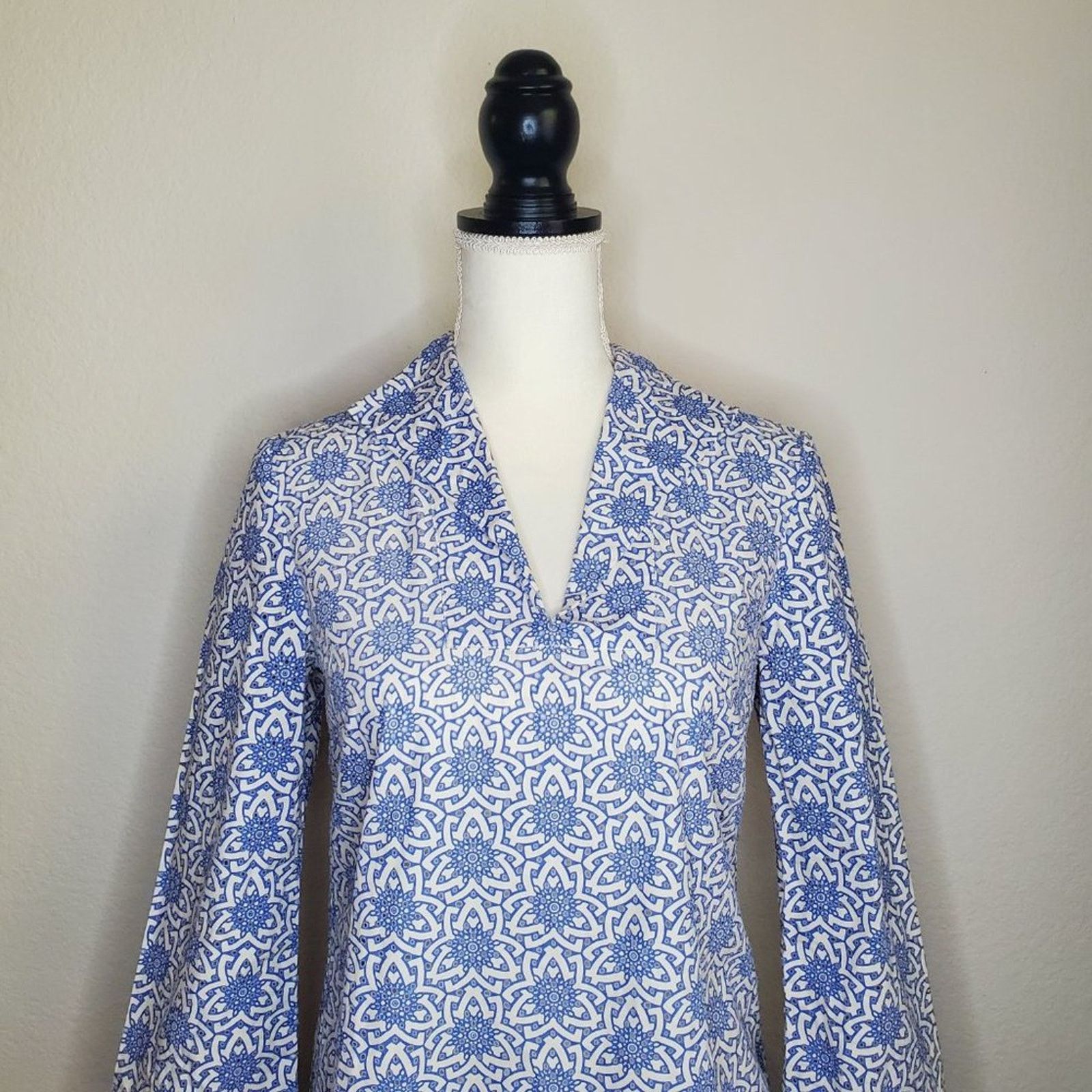 Tory Burch Tory Burch Gretchen Eyelet Tunic Top 2 Size XS / US 0-2 / IT 36-38 - 5 Thumbnail