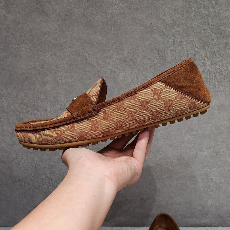 Gucci Gucci Printed Round Toe Casual Slip-On Shoes - Size US 11 / EU 44 - 7 Thumbnail