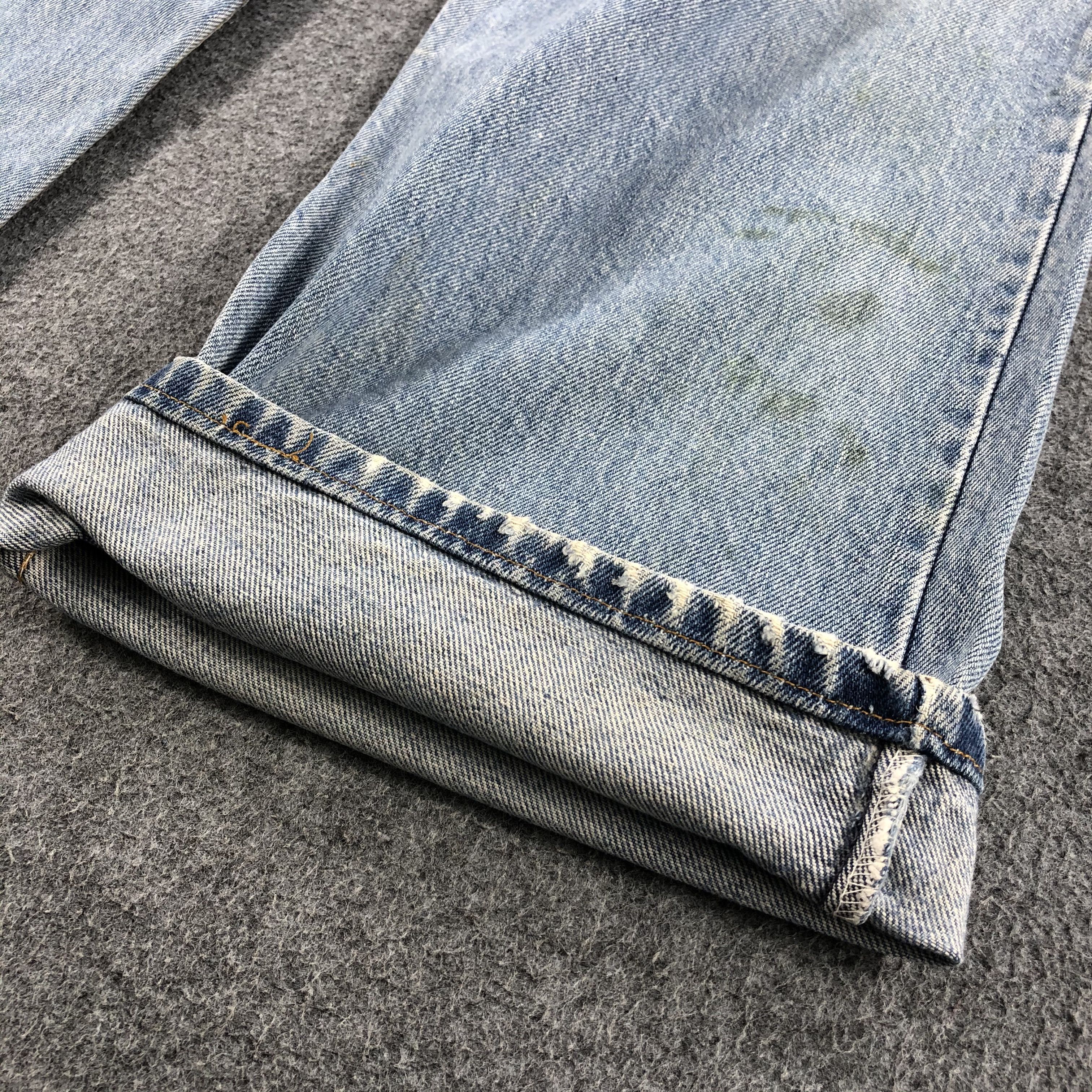 Levi's Vintage Levis Jeans Lot 565 Stone Washed Denim-J1049 Size US 37 - 7 Thumbnail
