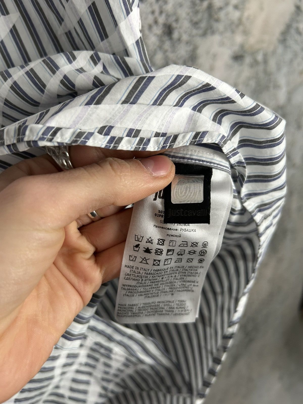 Designer Just Cavalli Avant Garde Designer Zebra Shirt 90s Rare Size US L / EU 52-54 / 3 - 9 Thumbnail