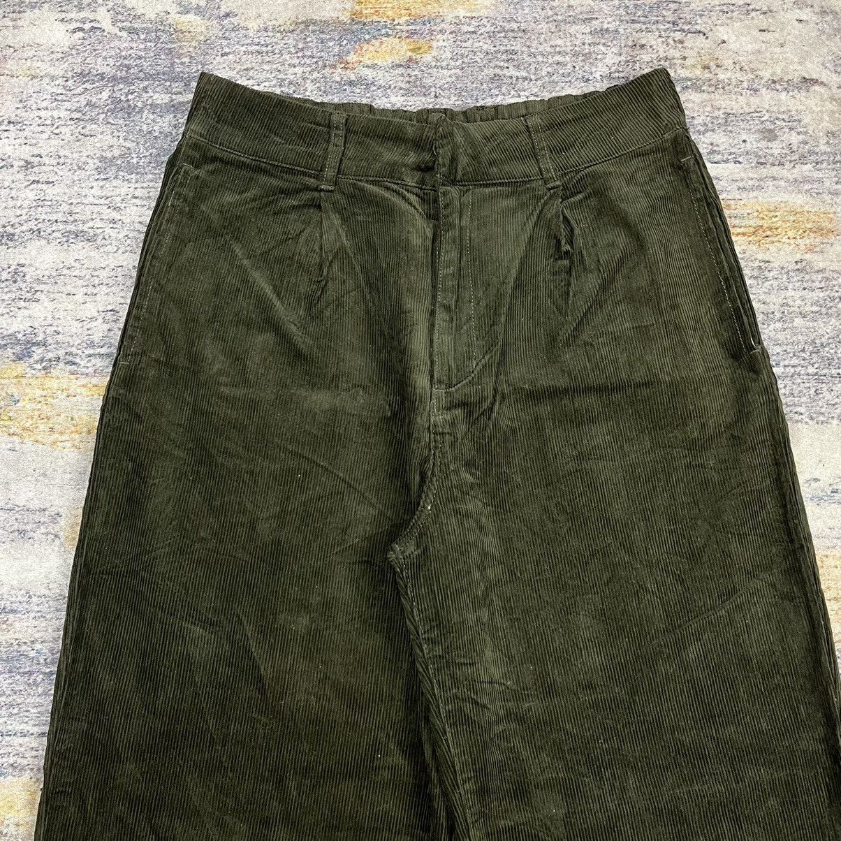 Japanese Brand Season Reason pleated Corduroy wide leg pants Size US 30 / EU 46 - 3 Thumbnail